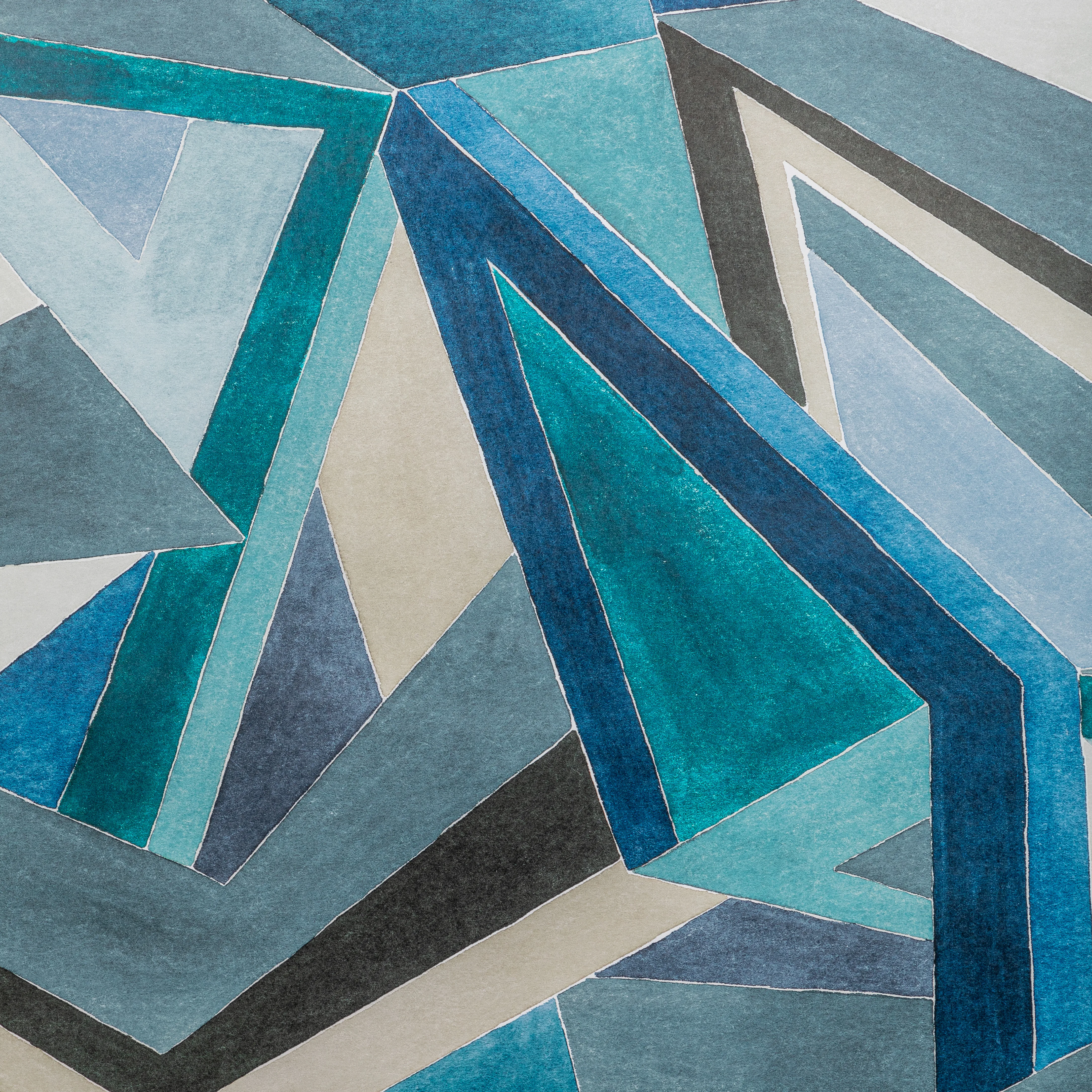 Lee Jofa Modern Roulade Paper in Navy/Teal (GWP-3727.355.0)