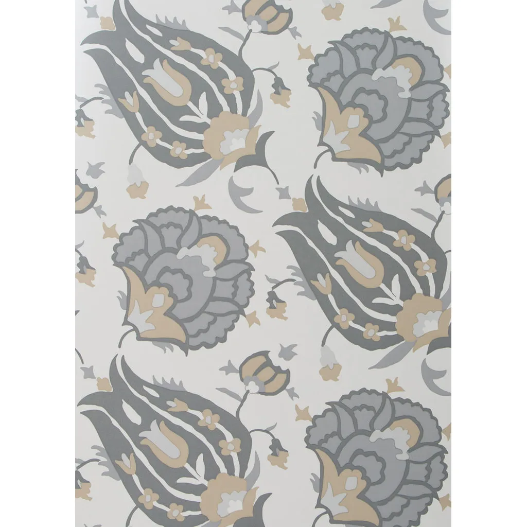 Lee Jofa Modern Turkish Flower in Dove/Stone (GWP-3400.116.0)