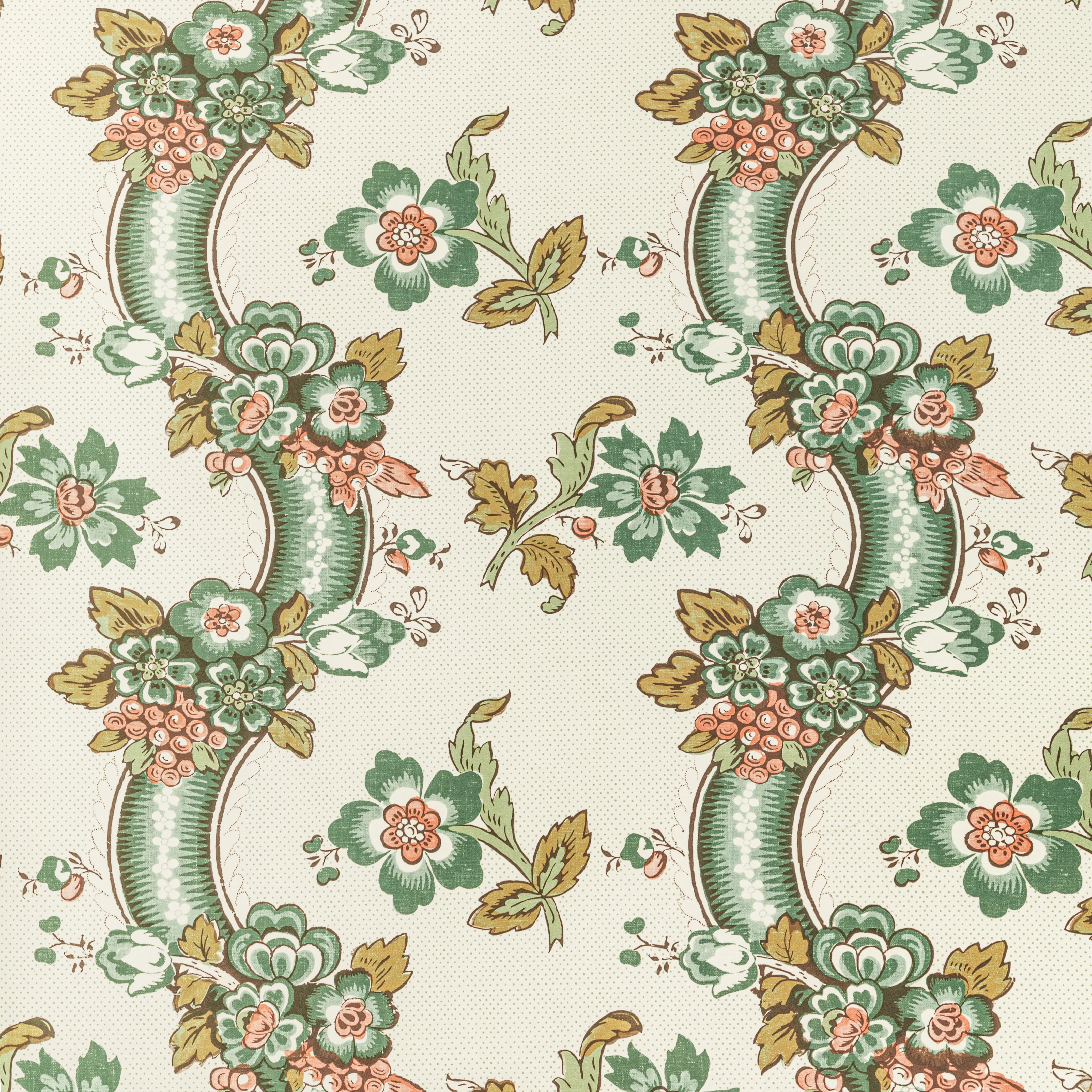 Lee Jofa Benday Paper in Green/Rose (P2020111.317.0)
