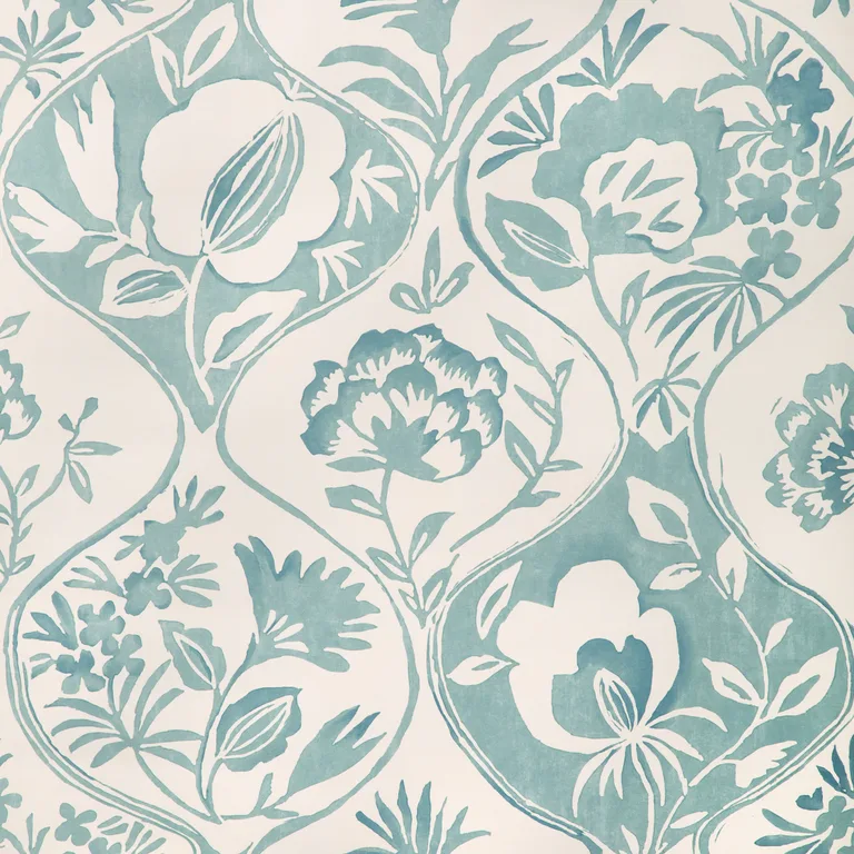 Lee Jofa Calathea Paper in Aqua (P2023126.13.0)