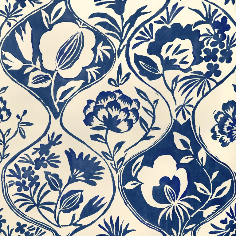 Lee Jofa Calathea Paper in Indigo (P2023126.50.0)