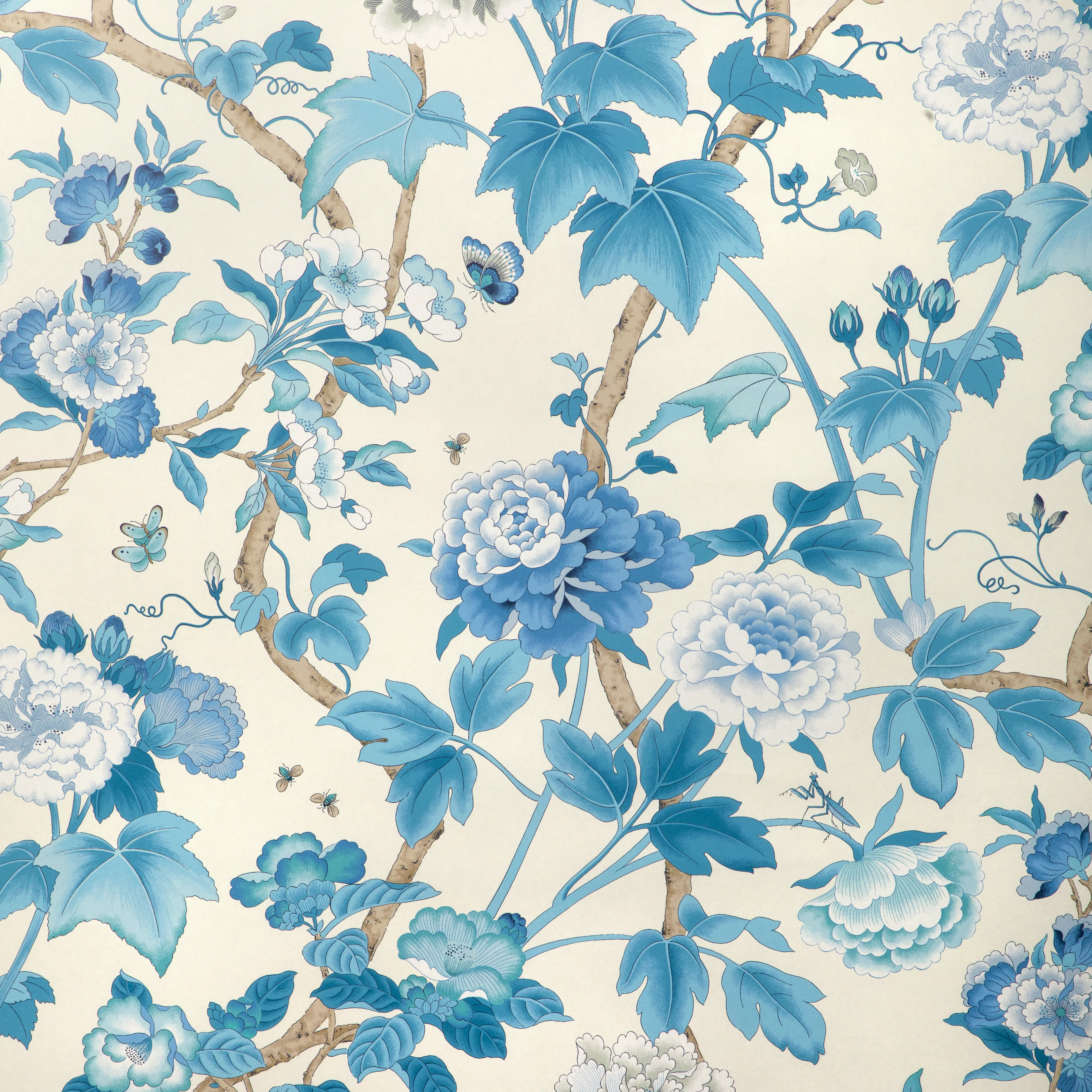 Lee Jofa Gardenia Paper in Delft/Sky (P2023128.155.0)