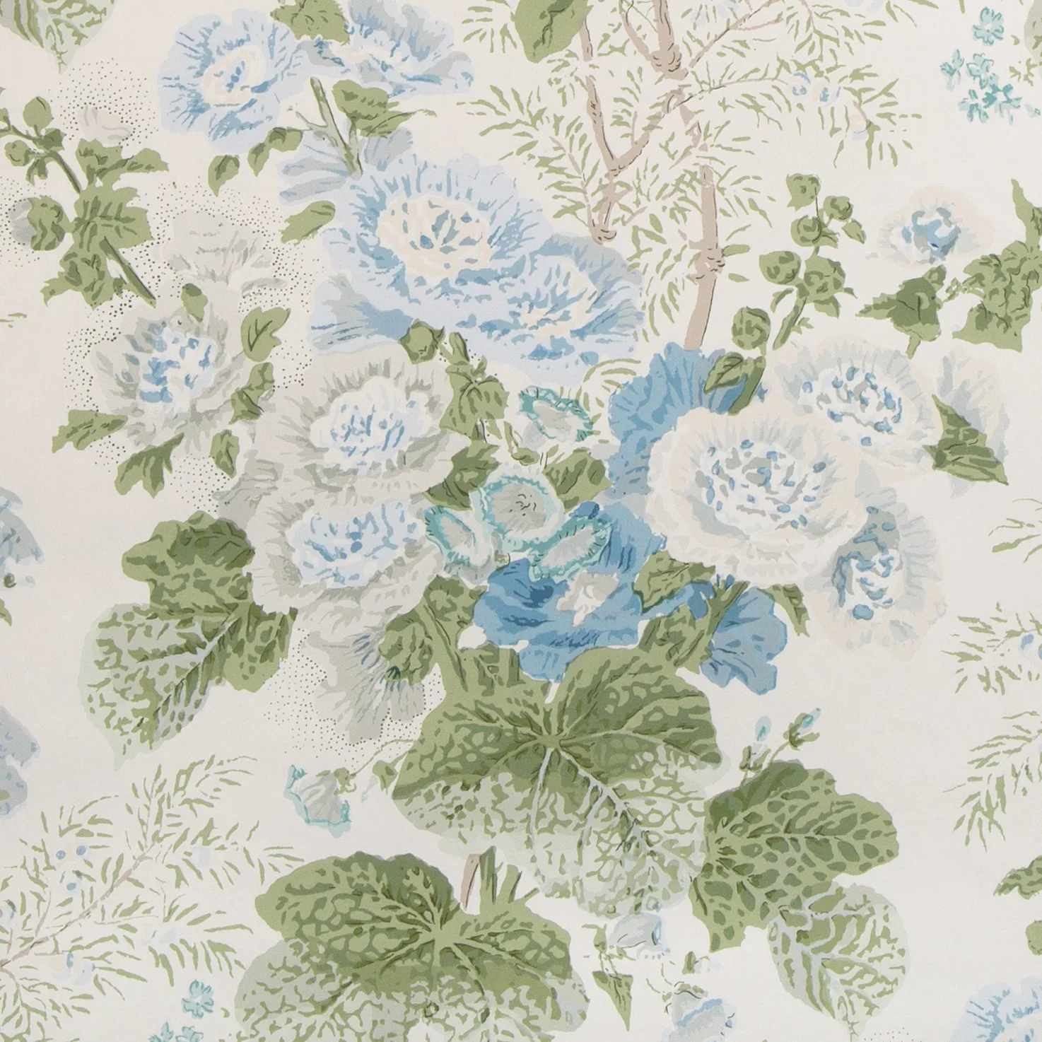 Lee Jofa Grand Althea in Blue/Leaf (P2023115.153.0)