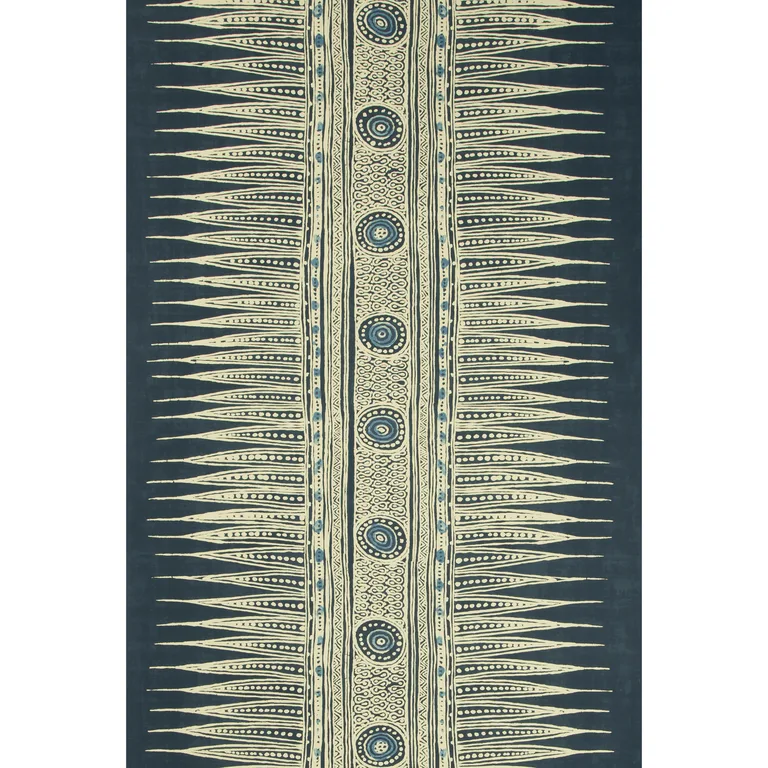 Lee Jofa Indian Zag Paper in Indigo (P2018107.50.0)