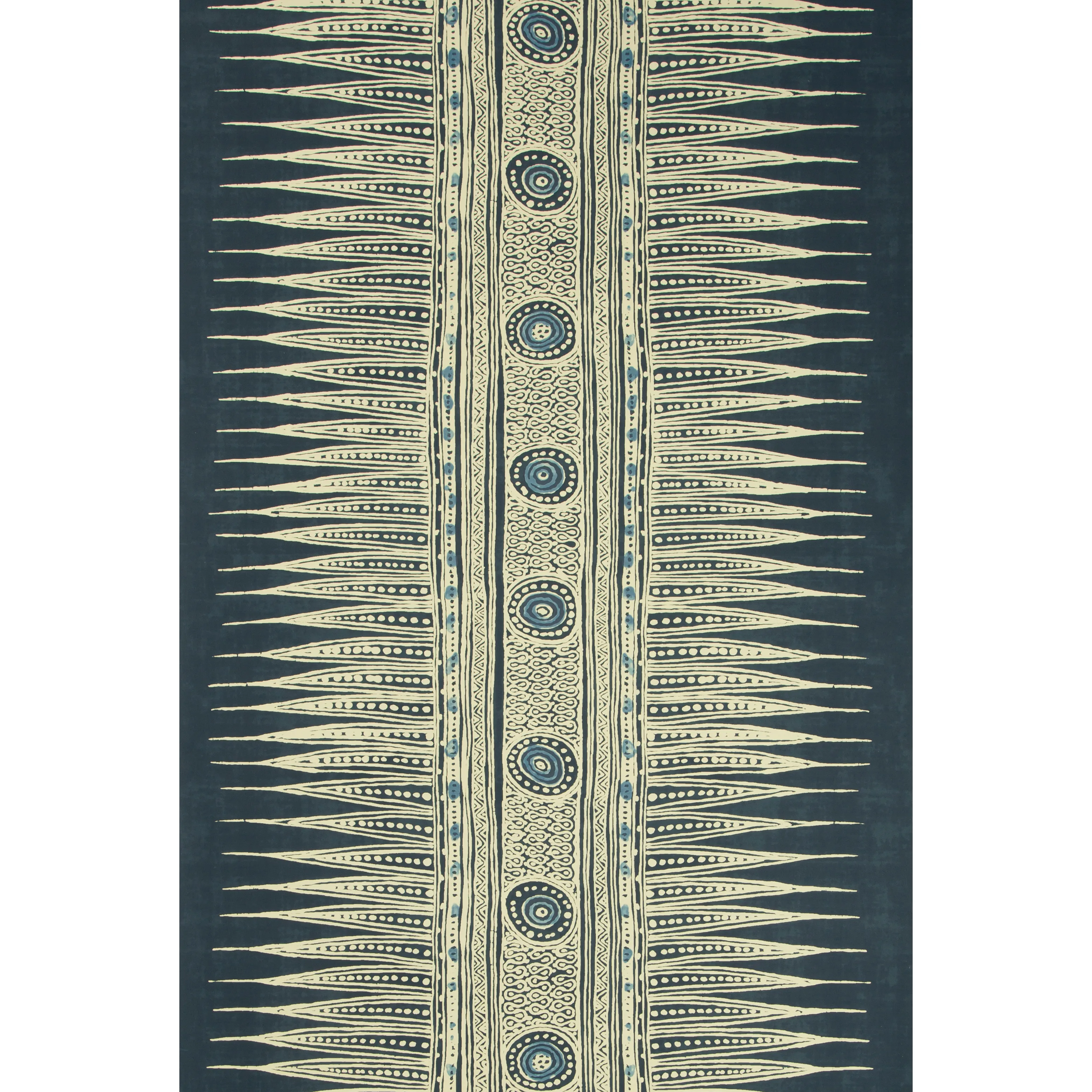 Lee Jofa Indian Zag Paper in Indigo (P2018107.50.0)