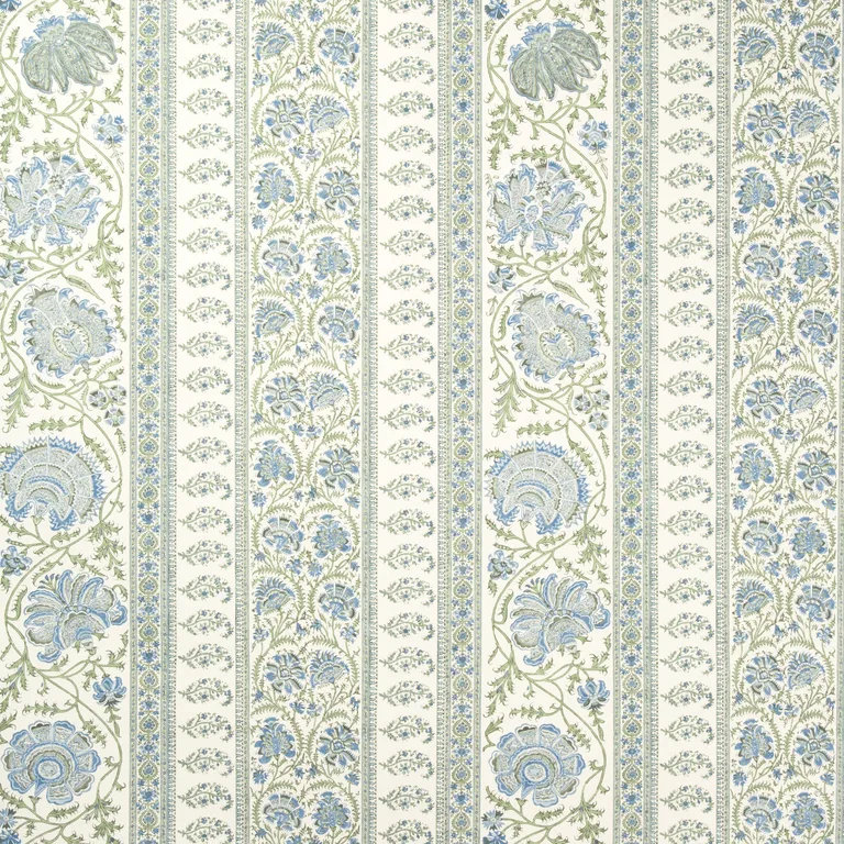 Lee Jofa Indiennes Stripe in Sea (P2022111.530.0)