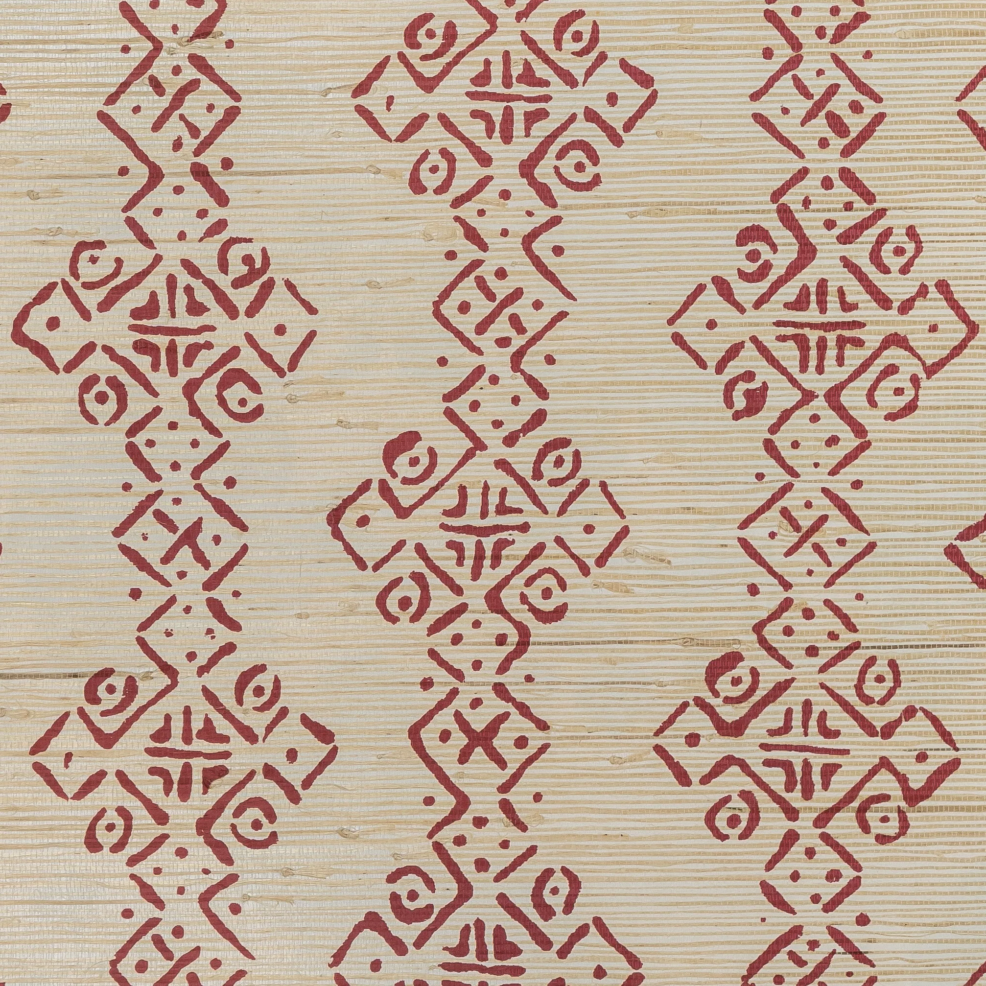 Lee Jofa Mali Grasscloth in Ruby (PBFC-3529.717.0)