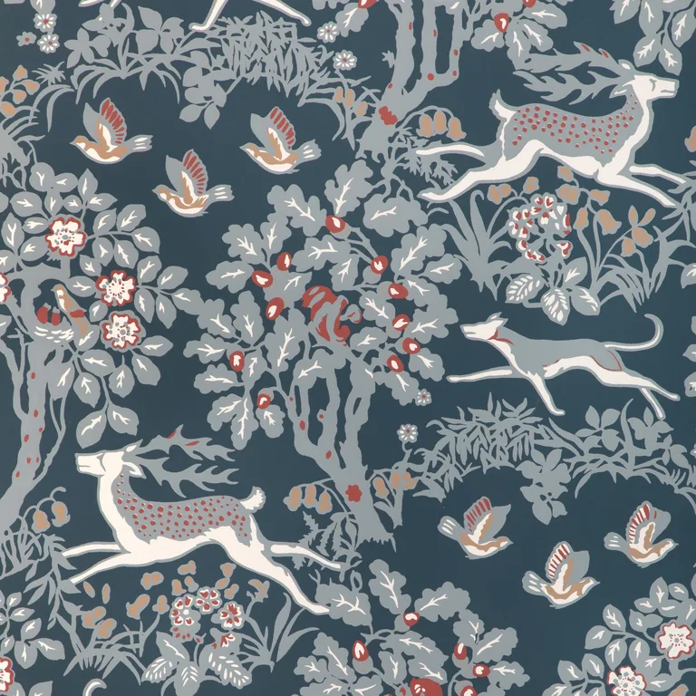 Lee Jofa Mille Fleur in Denim (P2017104.519.0)