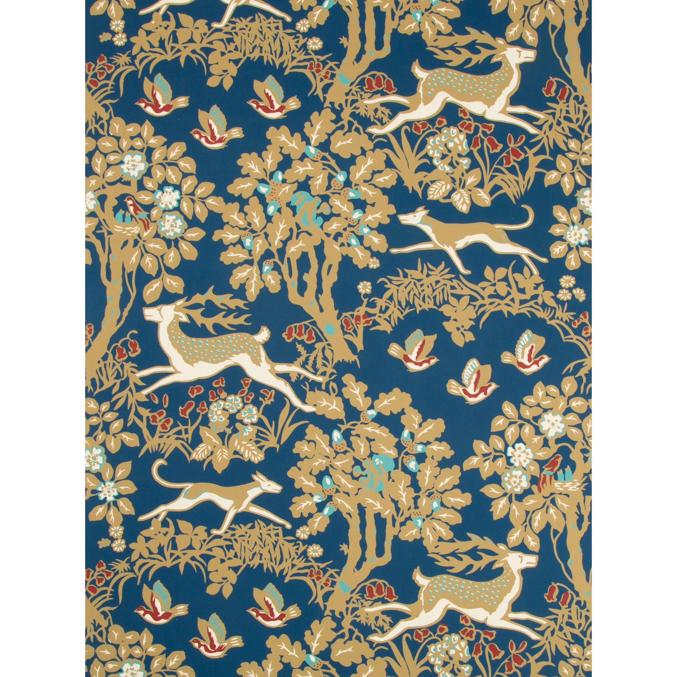 Lee Jofa Mille Fleur in Navy (P2017104.50.0)