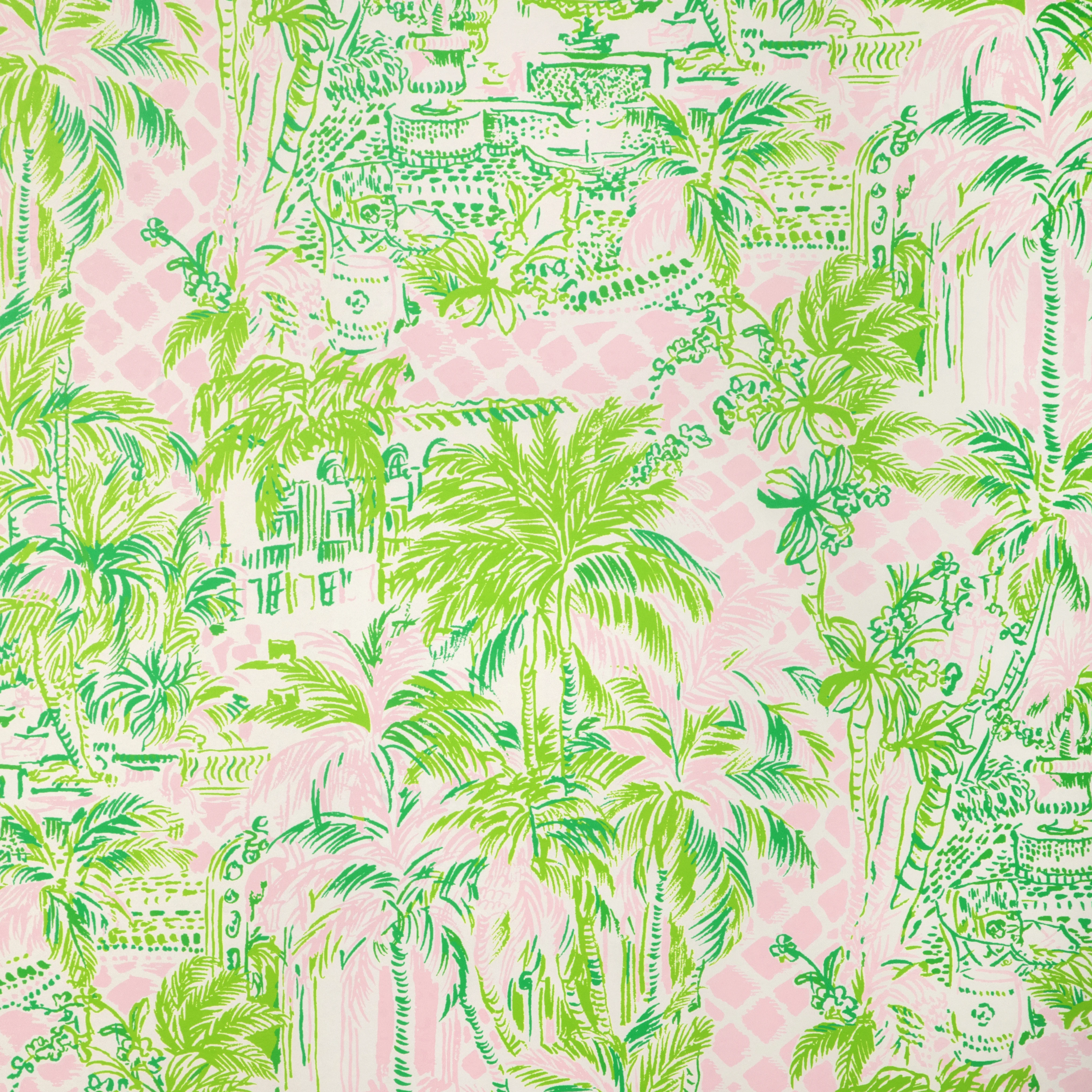 Lee Jofa Palm Beach in Pink/Green (P2025113.73.0)