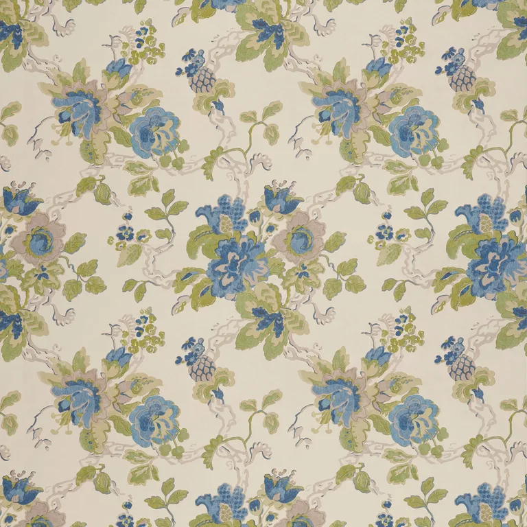 Lee Jofa Parnham in Cornflower/Lime (PBFC-3505.153.0)