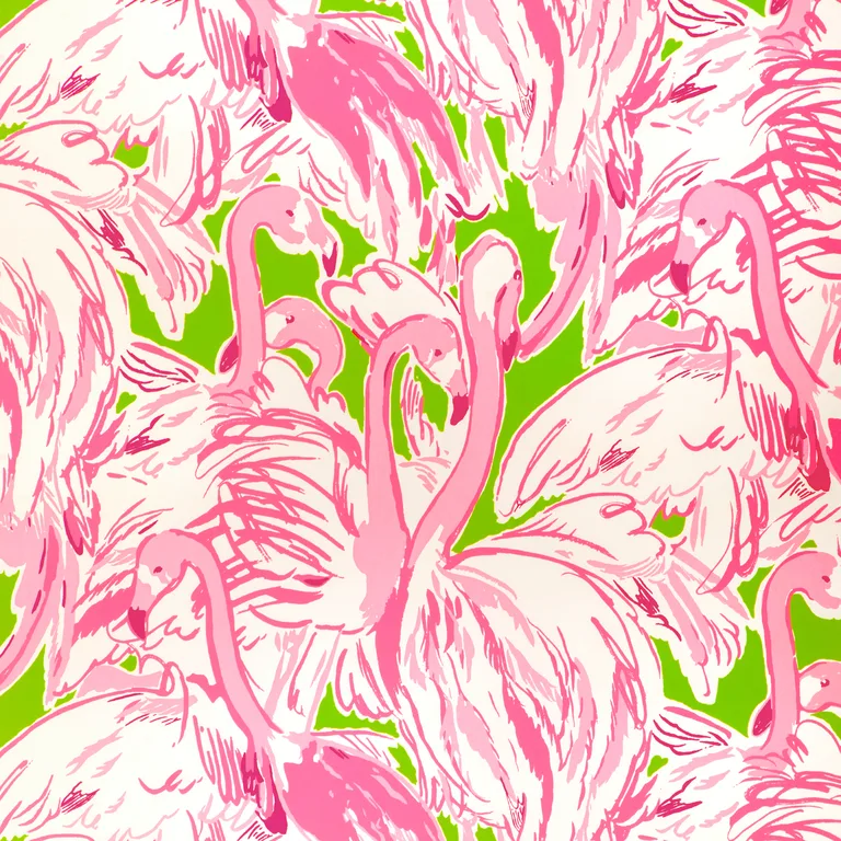 Lee Jofa Pink Colony in Green/Pink (P2025114.73.0)
