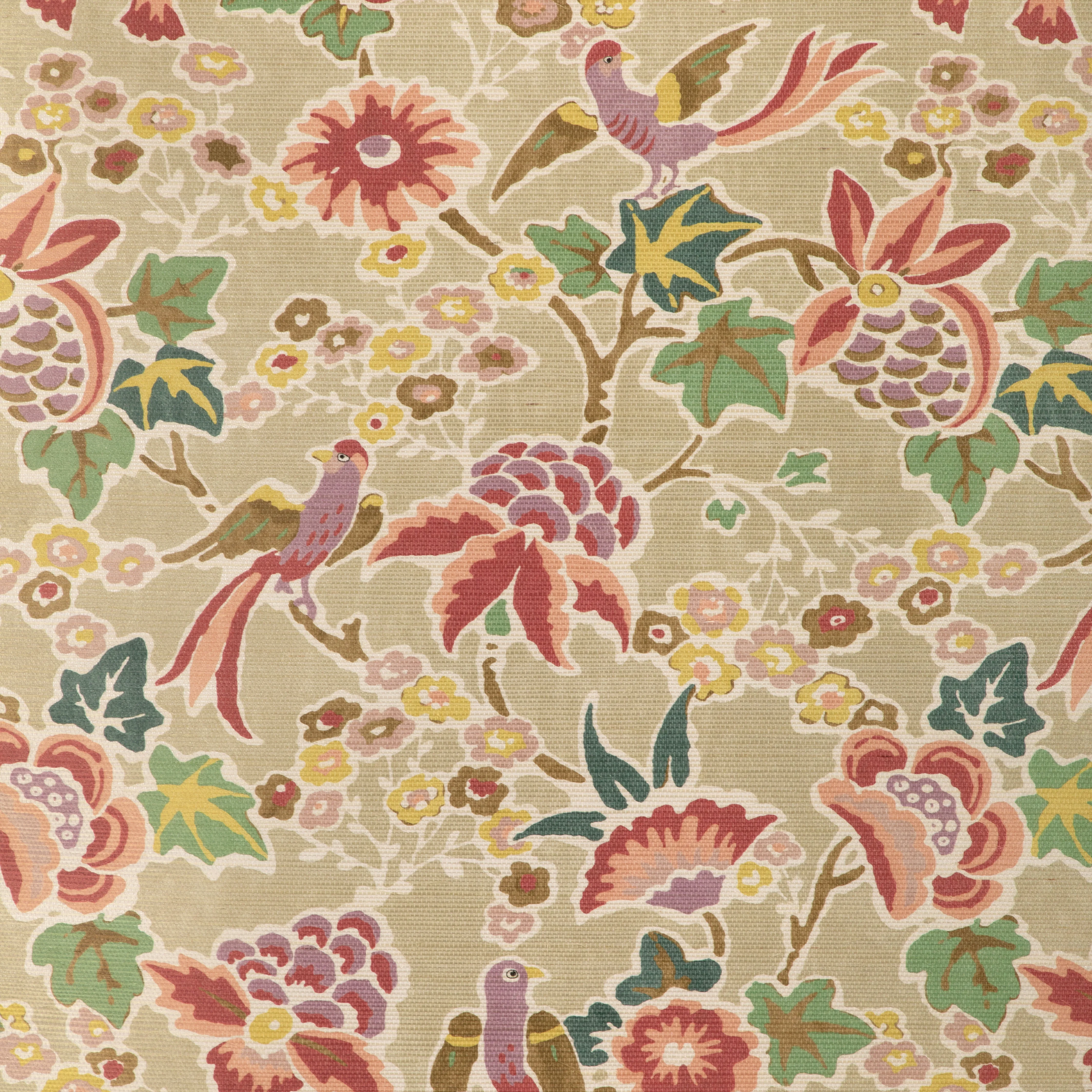 Lee Jofa Posy Paper in Berry/Leaf (P2023127.73.0)
