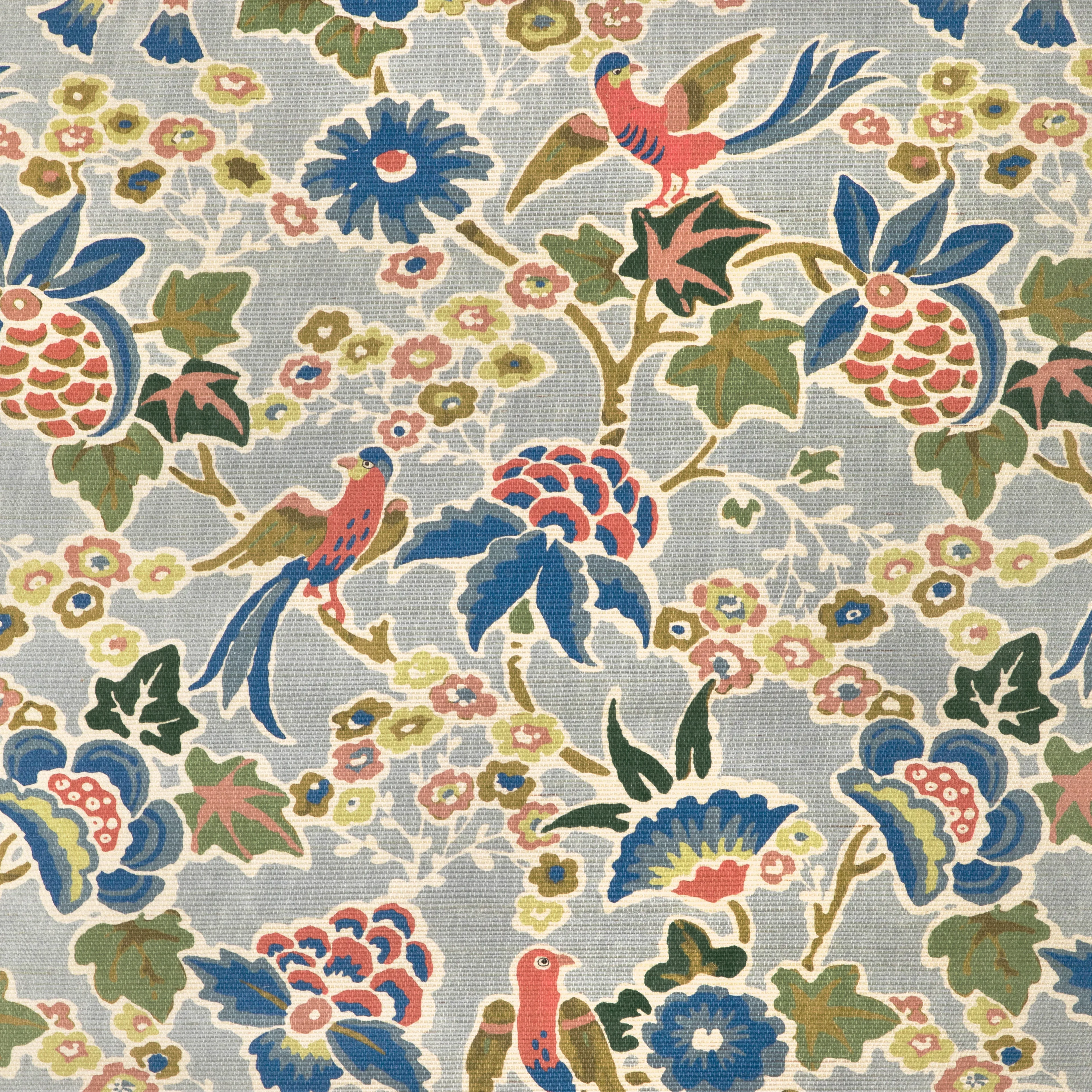 Lee Jofa Posy Paper in Blue/Multi (P2023127.519.0)
