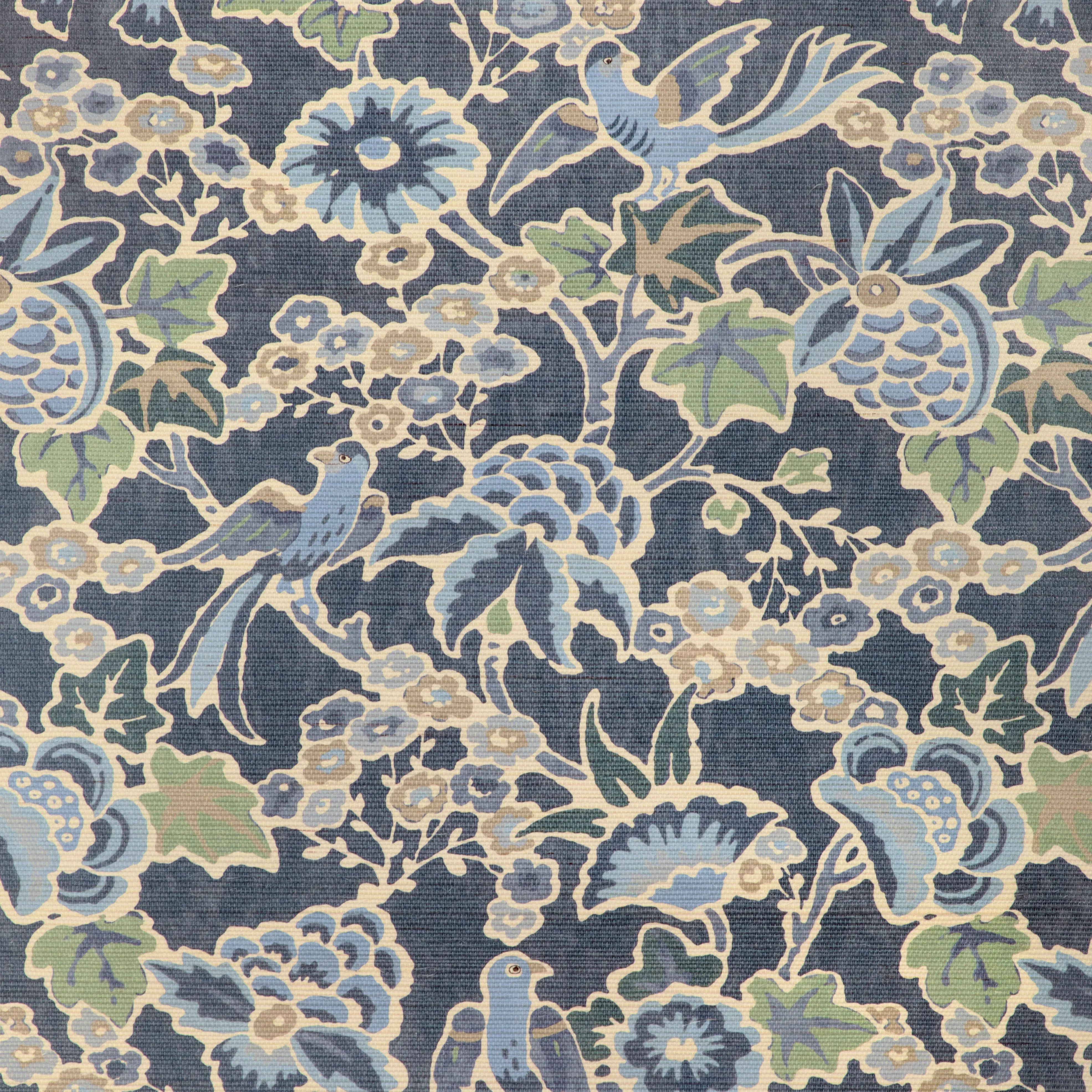 Lee Jofa Posy Paper in Denim/Slate (P2023127.523.0)