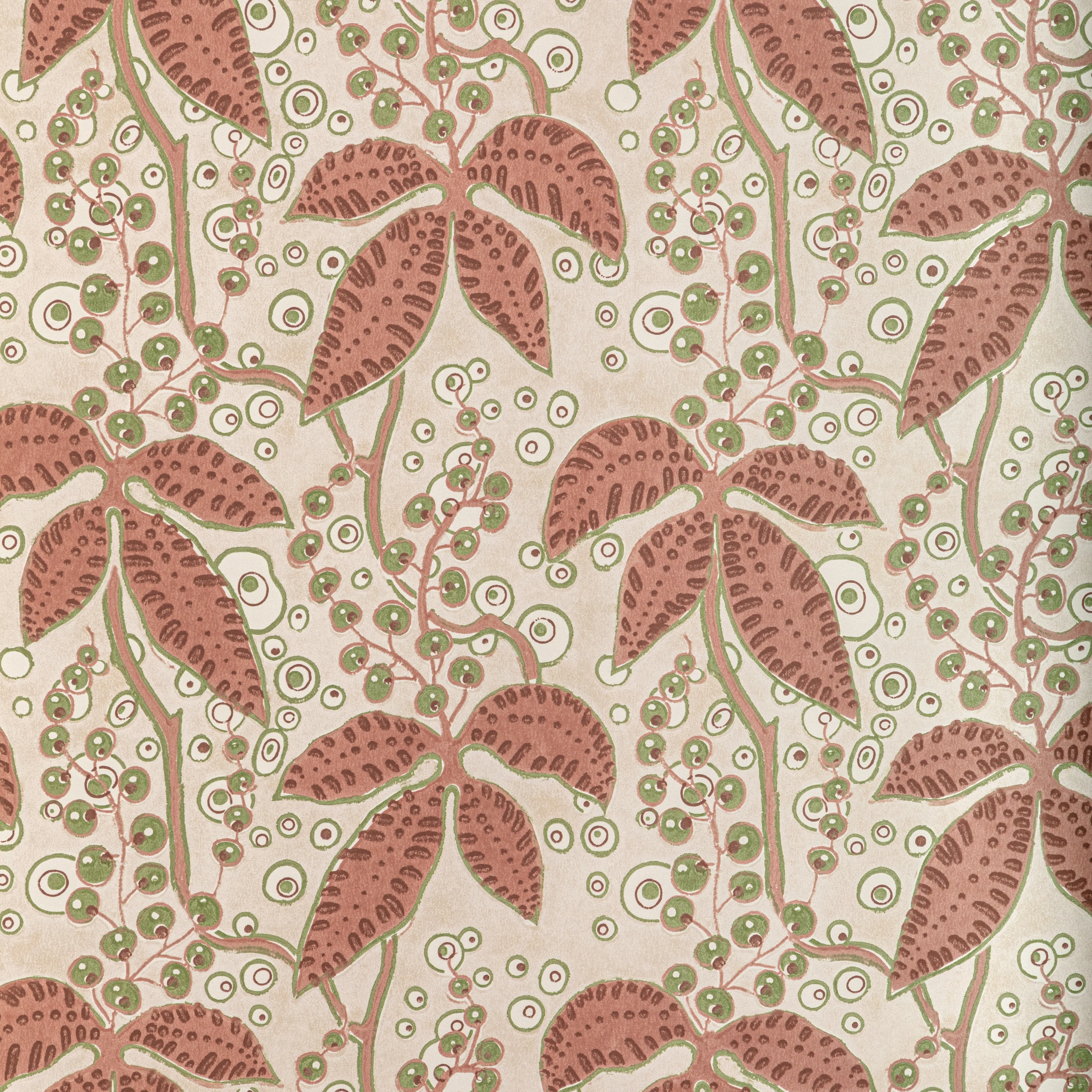 Lee Jofa Putnam Paper in Brick/Green (P2022105.324.0)