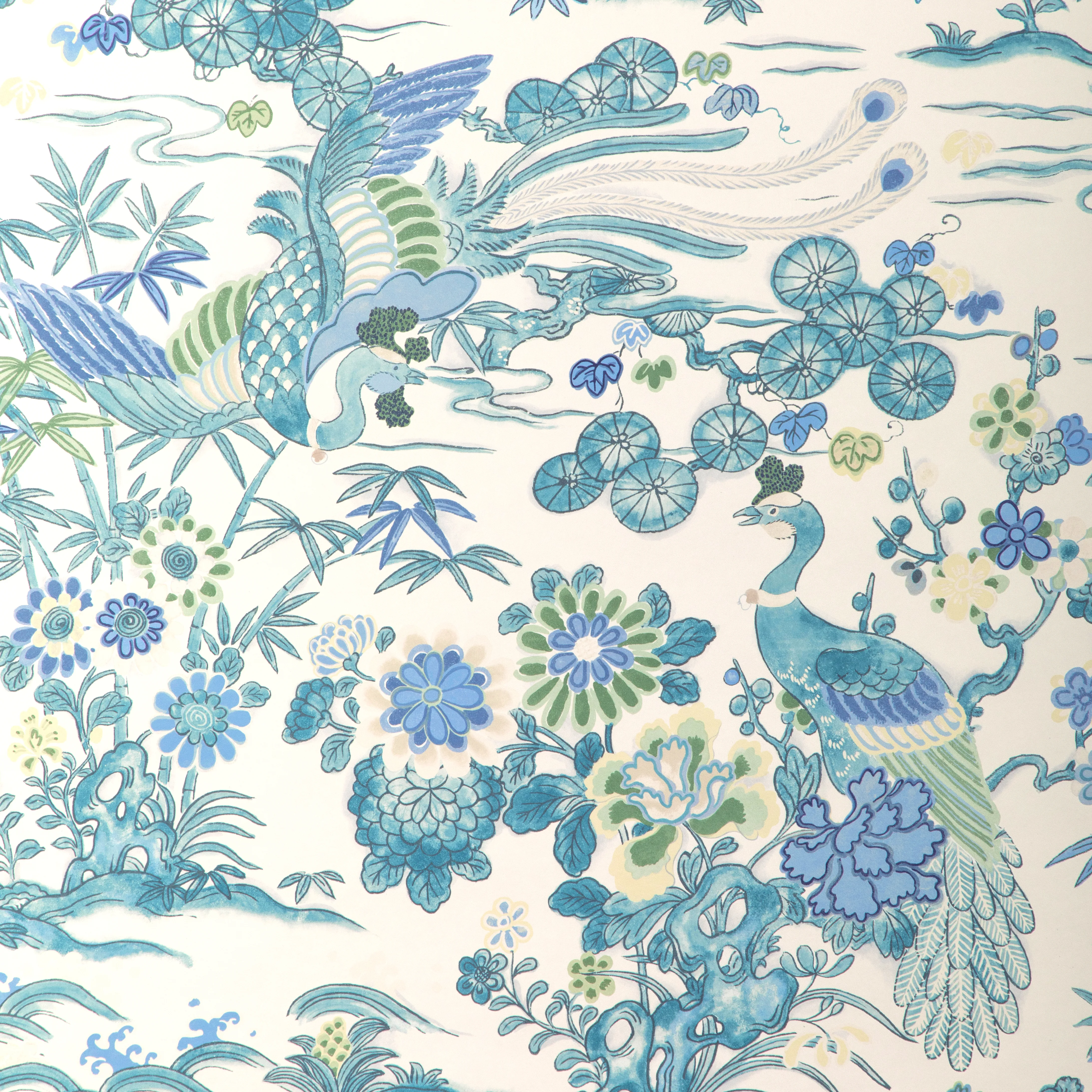Lee Jofa Sakura Paper in Teal (P2023124.353.0)