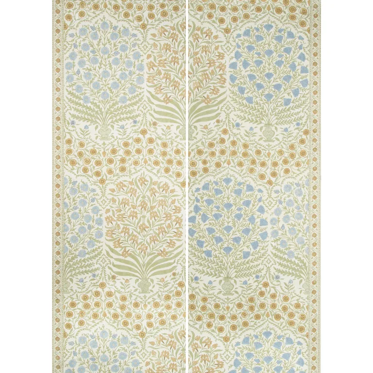 Lee Jofa Sameera Paper in Sapphire/Gold (P2017100.540.0)