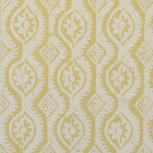 Lee Jofa Small Damask in Yellow (PBFC-3509.14.0)
