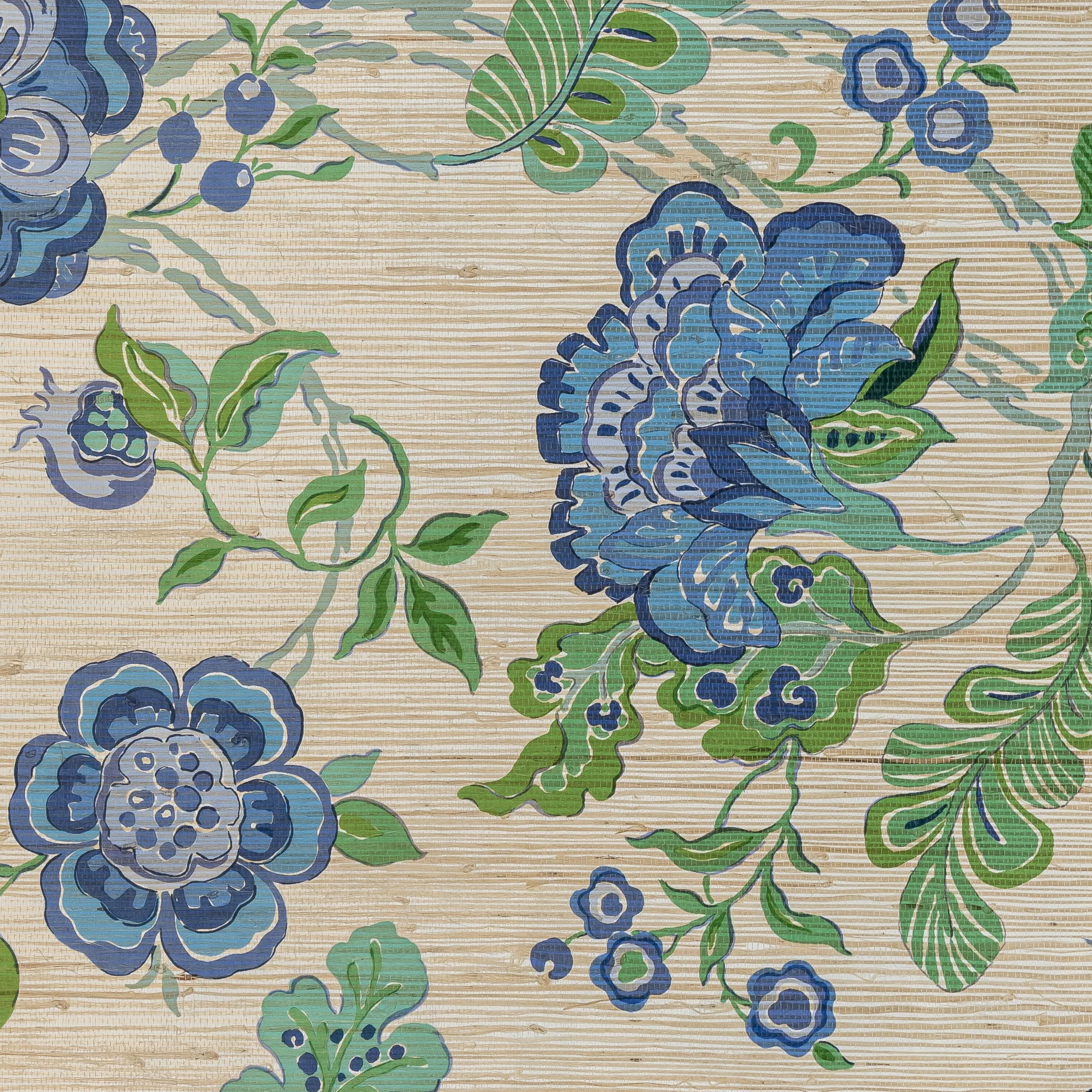 Lee Jofa Somerset Grasscloth in Blue (PBFC-3527.530.0)