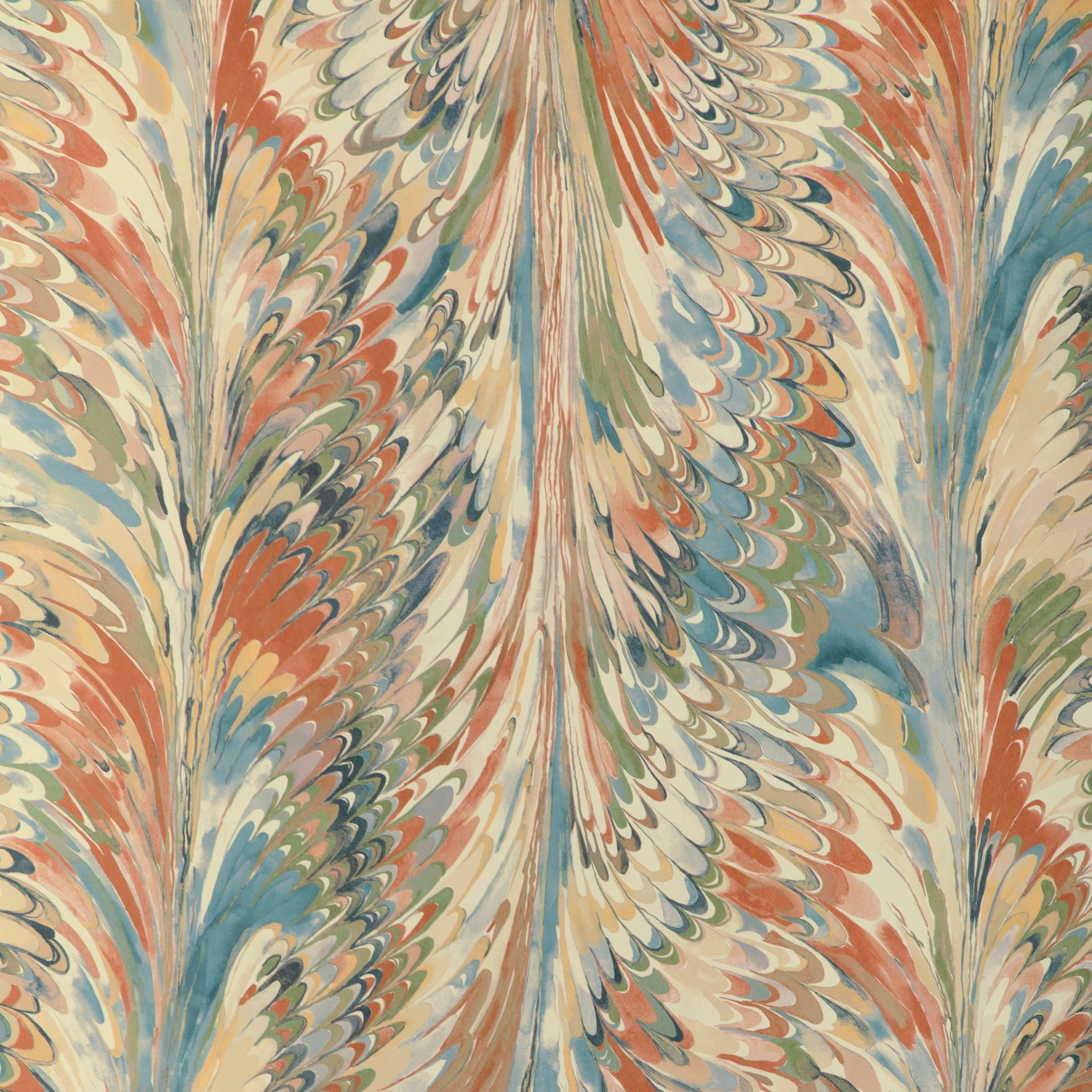 Lee Jofa Taplow Paper in Clay/Blue (P2019103.312.0)
