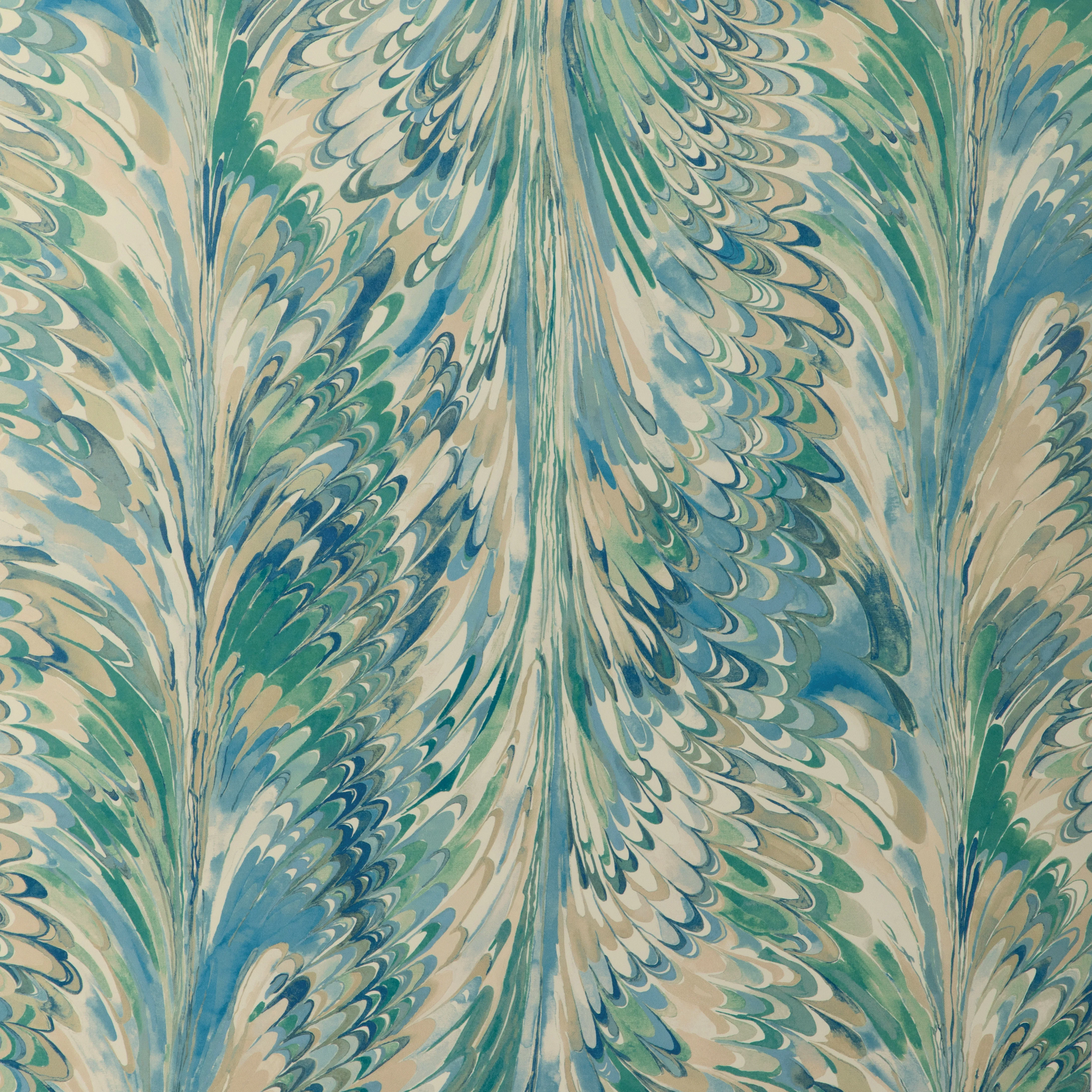 Lee Jofa Taplow Paper in Marine/Sand (P2019103.516.0)