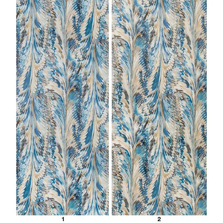 Lee Jofa Taplow Paper in Navy/Slate (P2019103.155.0)