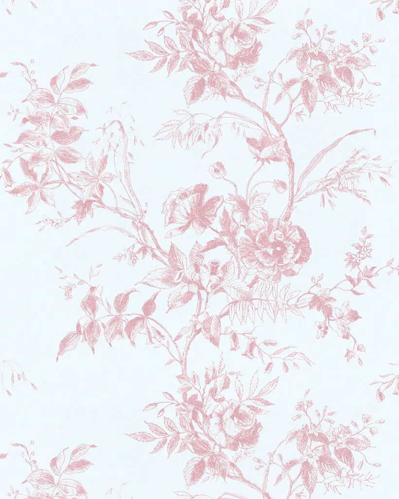 Lee Jofa Tea Rose Toile in Rose (P2026100.707.0)