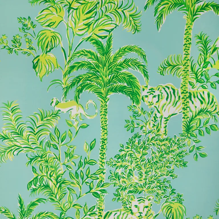 Lee Jofa Tiger Queen in Aqua (P2025118.353.0)