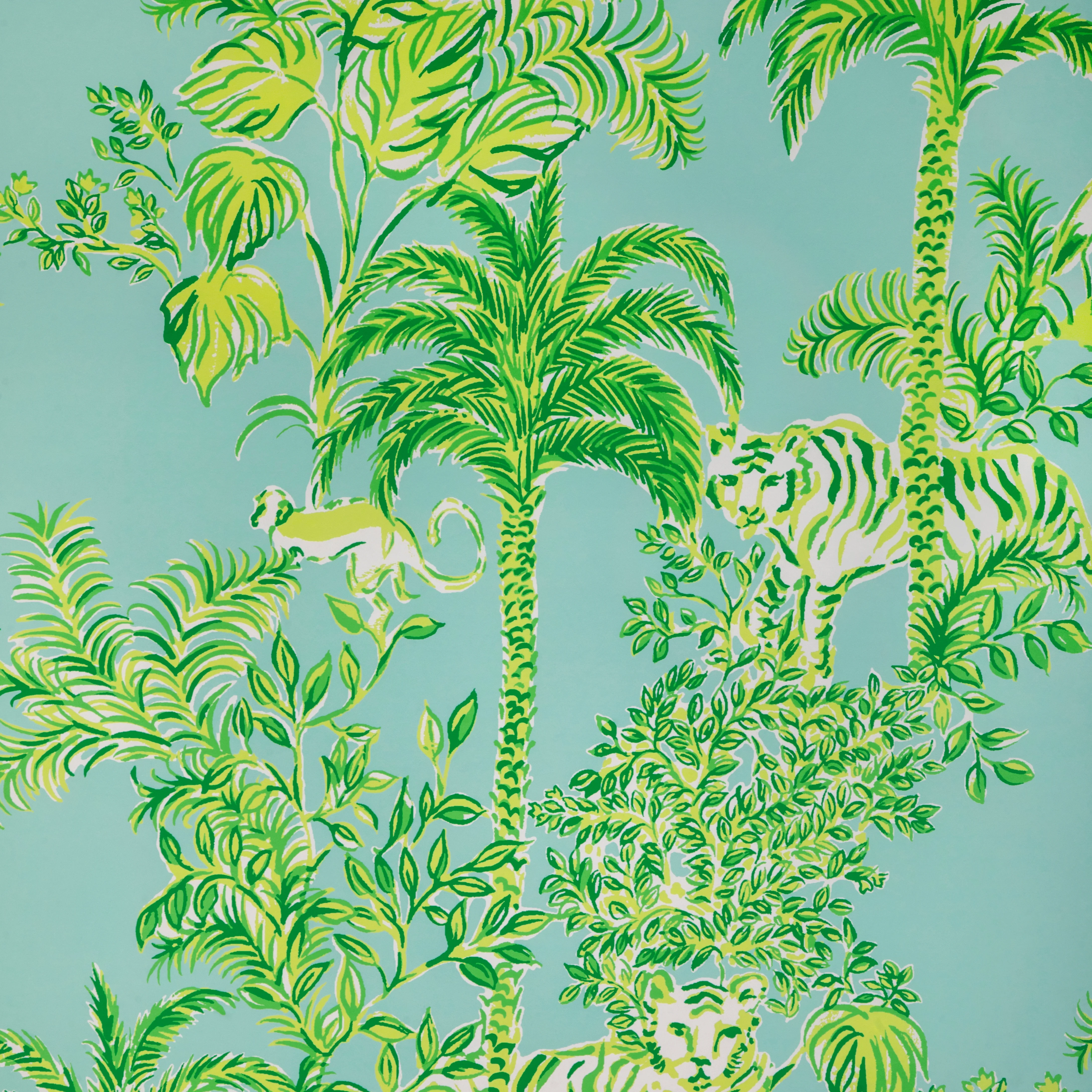 Lee Jofa Tiger Queen in Aqua (P2025118.353.0)