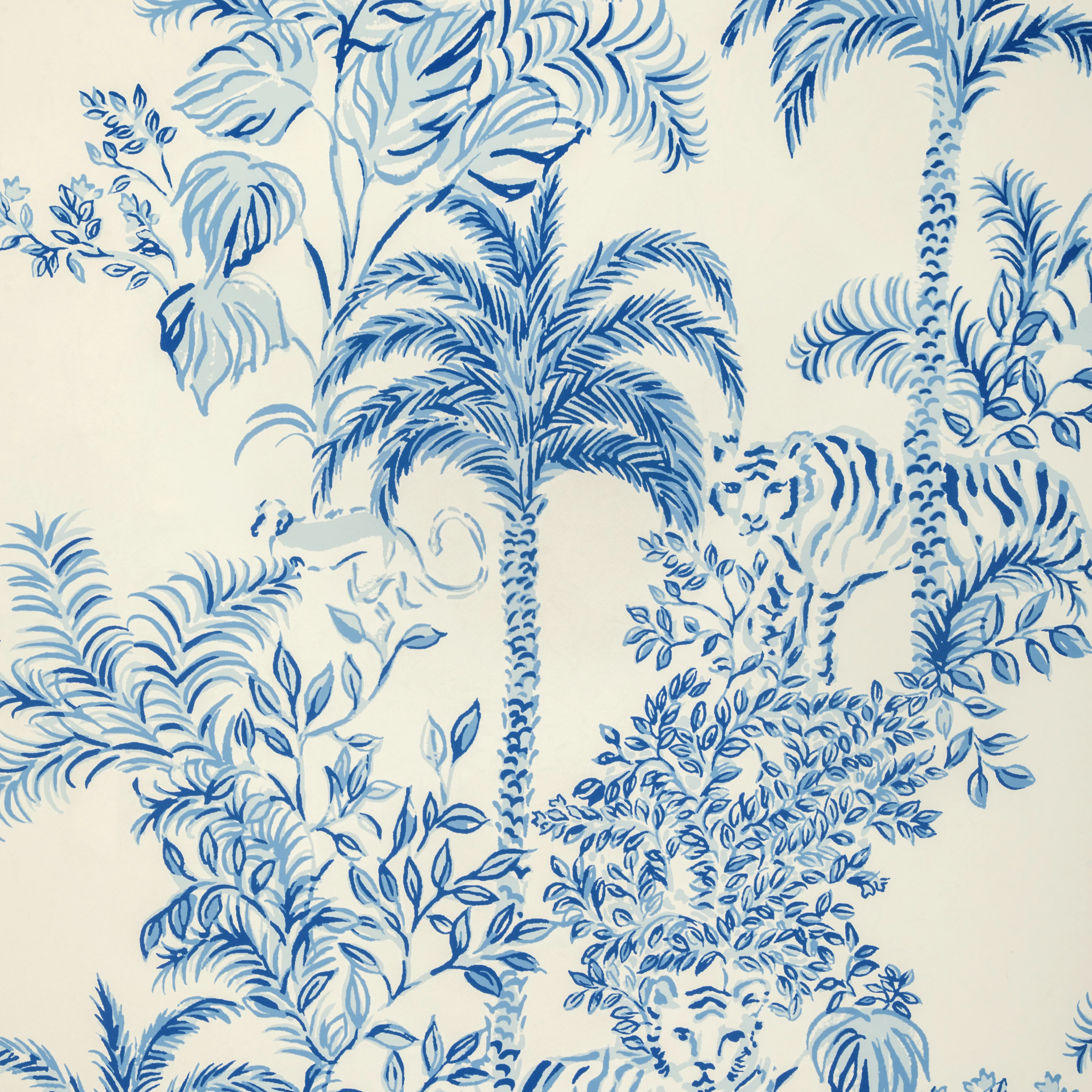 Lee Jofa Tiger Queen in Indigo (P2025118.51.0)