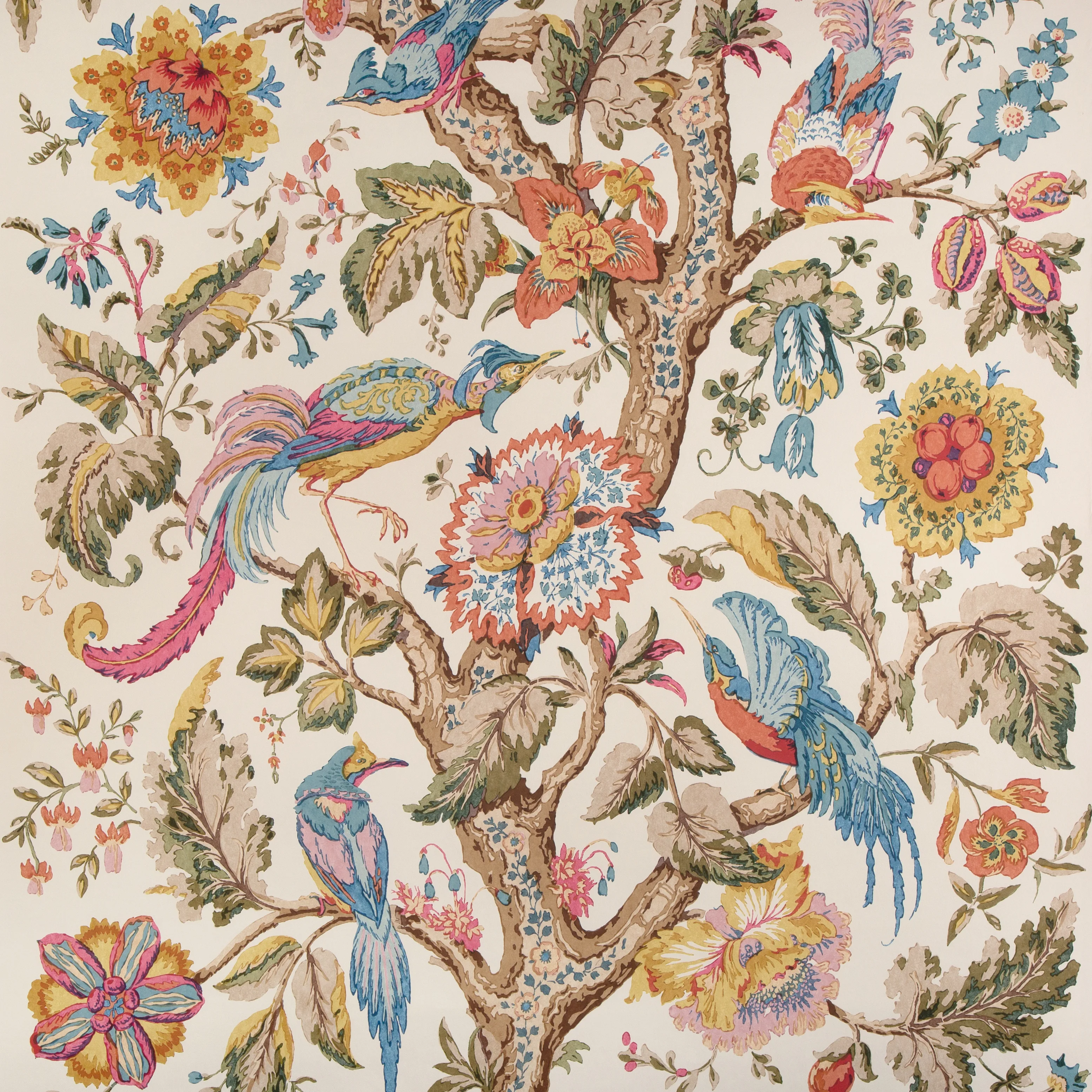 Lee Jofa Tree of Life in Denim/Berry (P2023114.519.0)