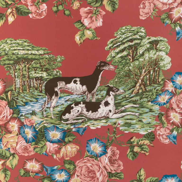 Lee Jofa Whippets Paper in Red (P2023120.19.0)