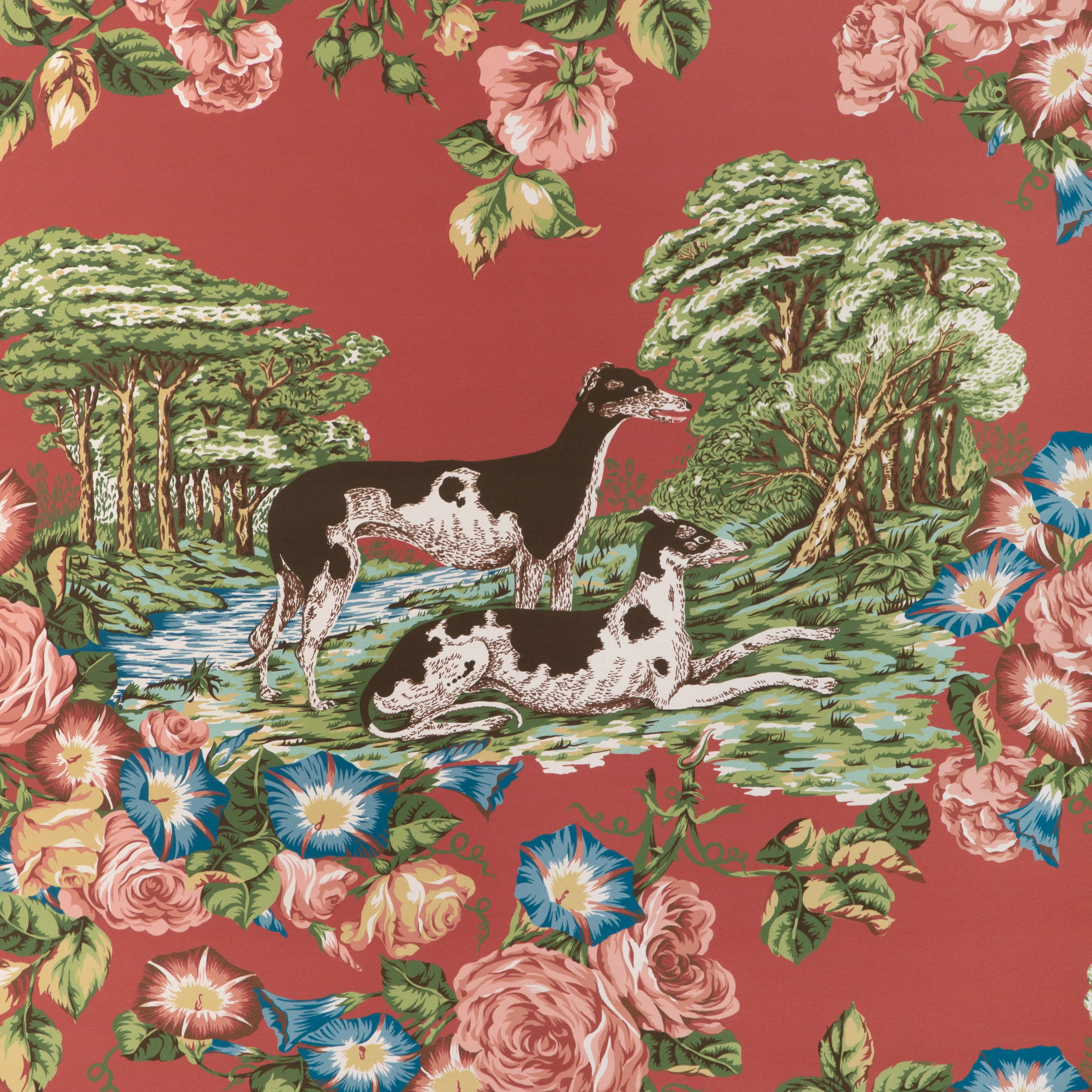 Lee Jofa Whippets Paper in Red (P2023120.19.0)