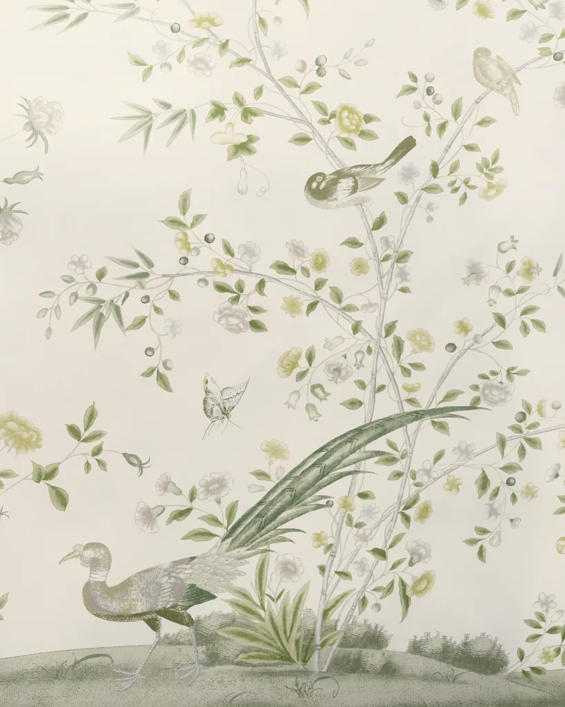 Lee Jofa Whitley Hall Wallpaper Pnl in Leaf (P2025120.316.0)