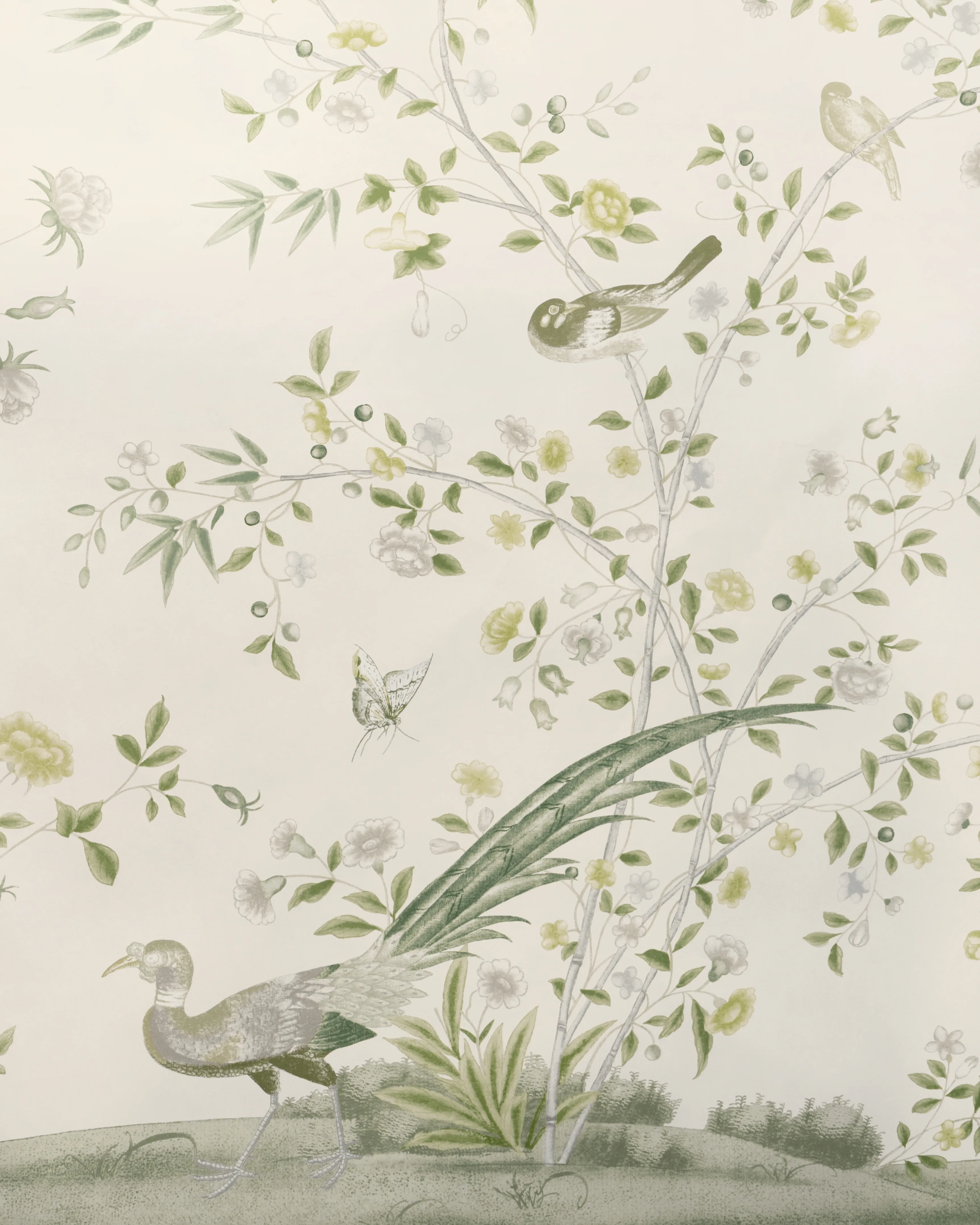 Lee Jofa Whitley Hall Wallpaper Pnl in Leaf (P2025120.316.0)