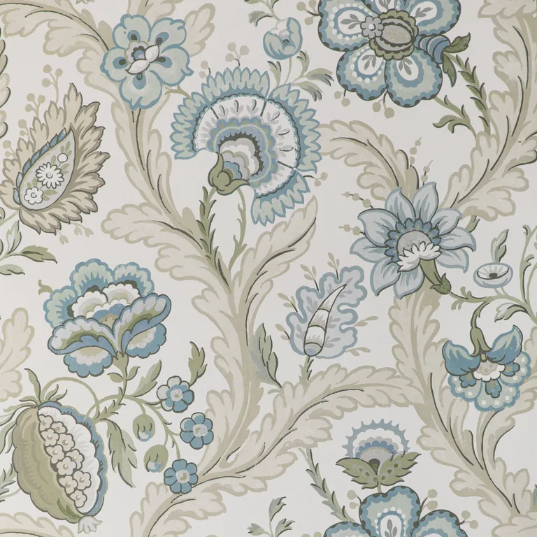 Lee Jofa Wimberly Paper in Aqua/Sage (P2020101.1323.0)
