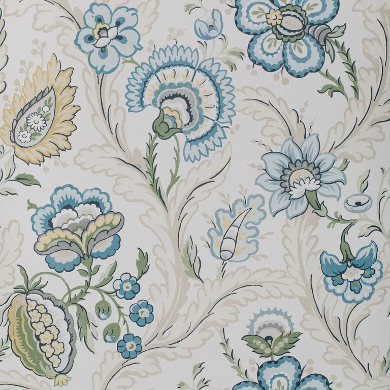 Lee Jofa Wimberly Paper in Blue/Spring (P2020101.530.0)