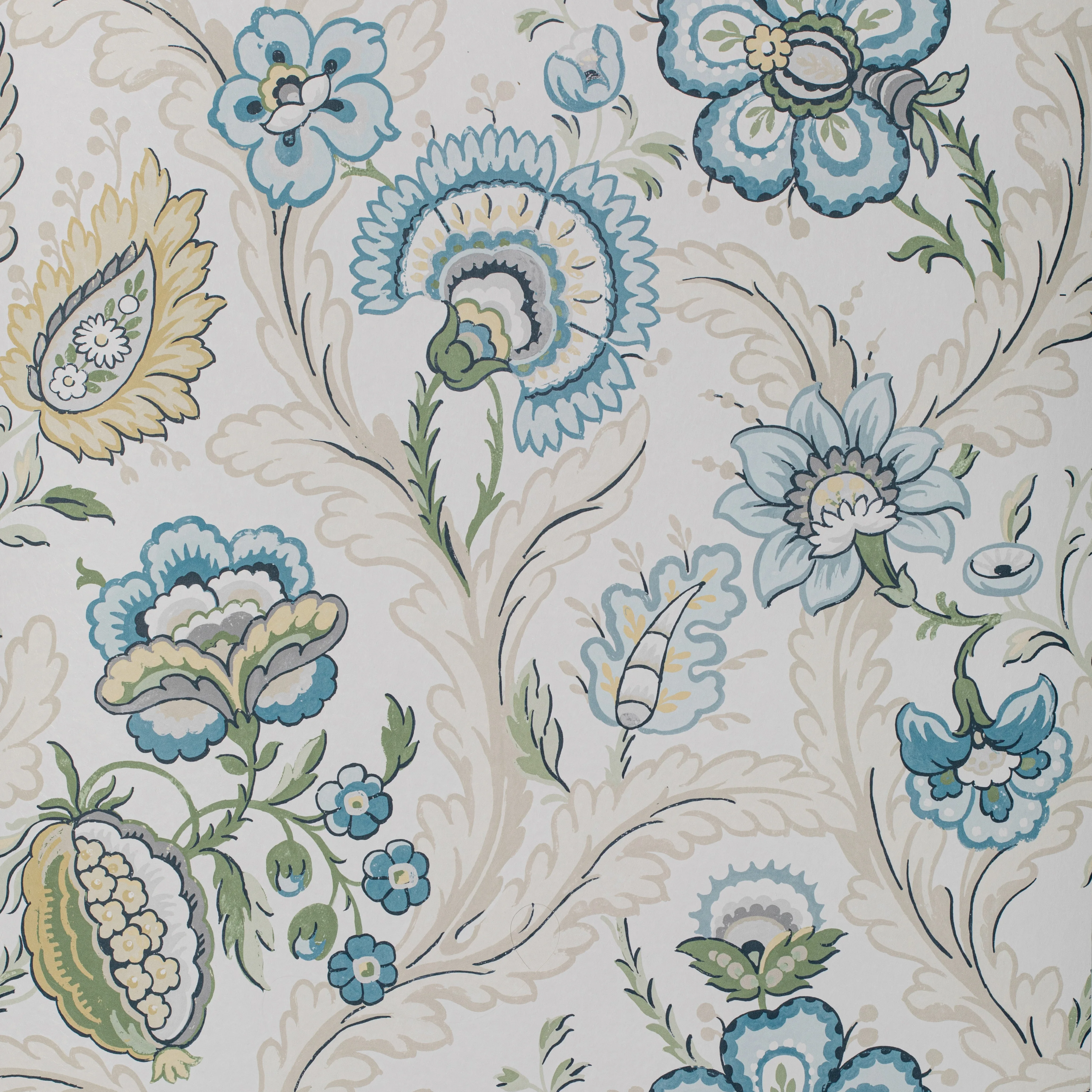 Lee Jofa Wimberly Paper in Blue/Spring (P2020101.530.0)