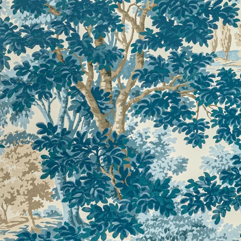 Lee Jofa Woodland Paper in Blue (P2022104.155.0)