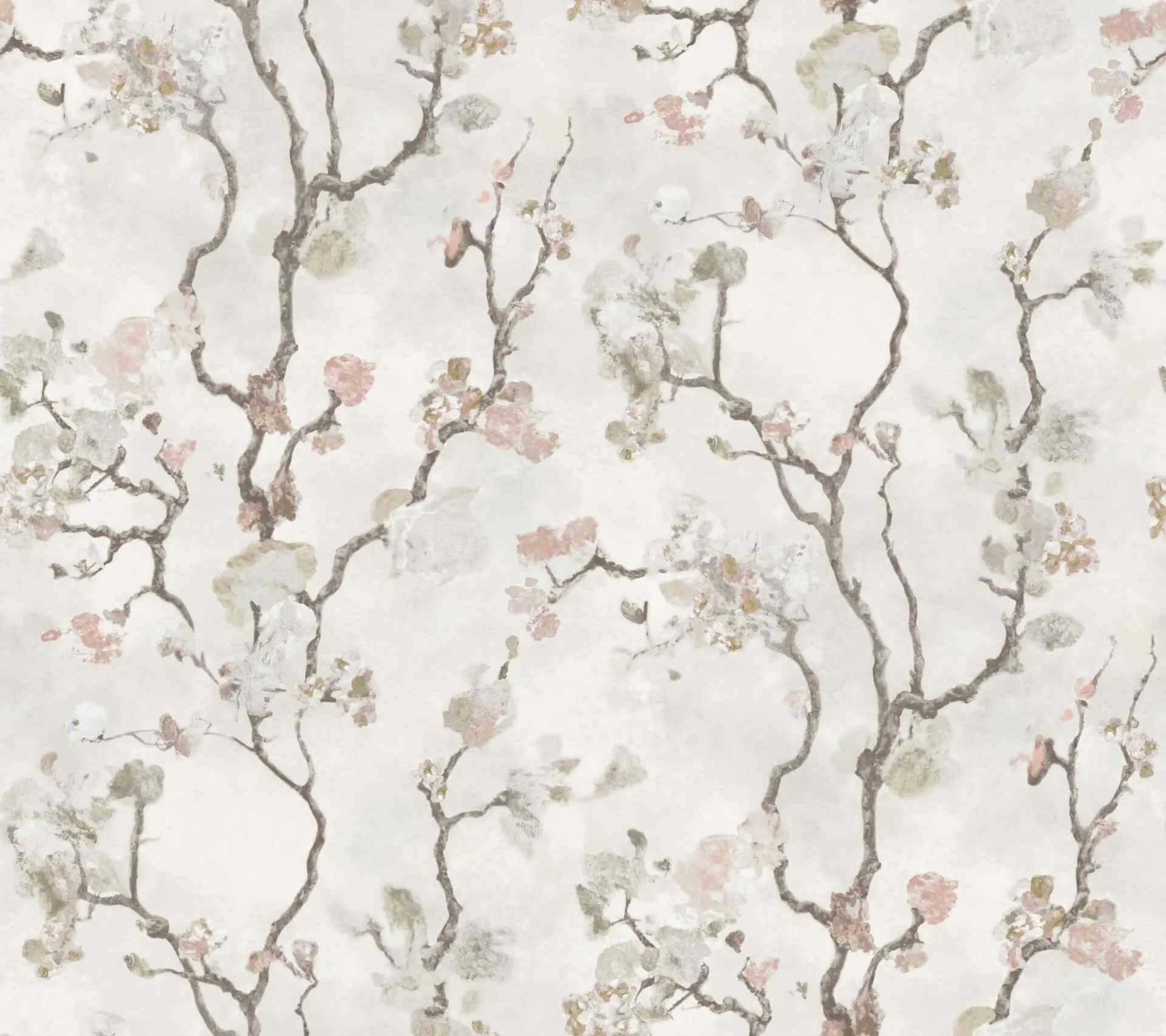 Lemieux et Cie Avril Chinoiserie wallpaper, color Blush, SKU LM5414