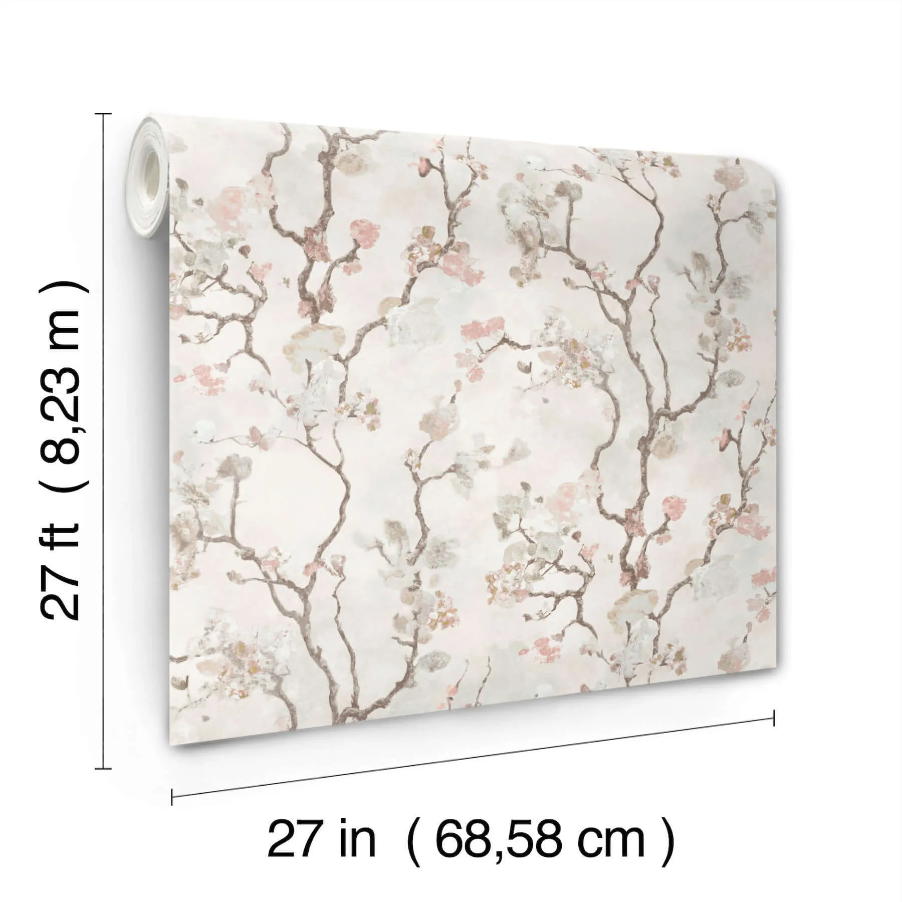 Lemieux et Cie Avril Chinoiserie - Blush Wallpaper | Buy Online Lemieux et Cie Avril Chinoiserie wallpaper, color Blush, SKU LM5414
