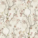 Lemieux et Cie Avril Chinoiserie - Coral Wallpaper | Buy Online Lemieux et Cie Avril Chinoiserie wallpaper, color Coral, SKU LM5413