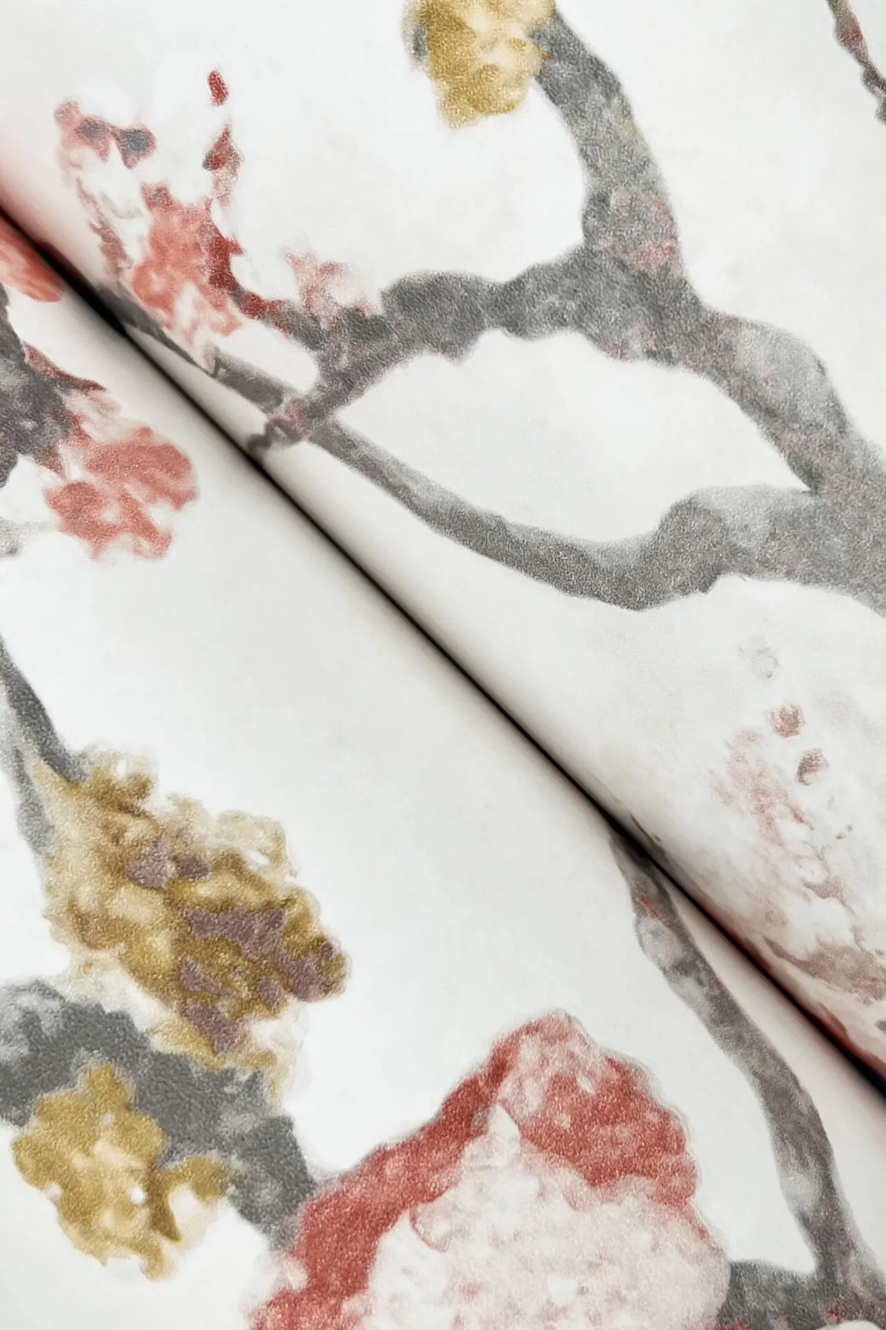 Lemieux et Cie Avril Chinoiserie - Coral Wallpaper | Buy Online Lemieux et Cie Avril Chinoiserie wallpaper, color Coral, SKU LM5413