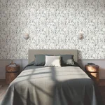 Lemieux et Cie Avril Chinoiserie wallpaper, color Peacock, SKU LM5412