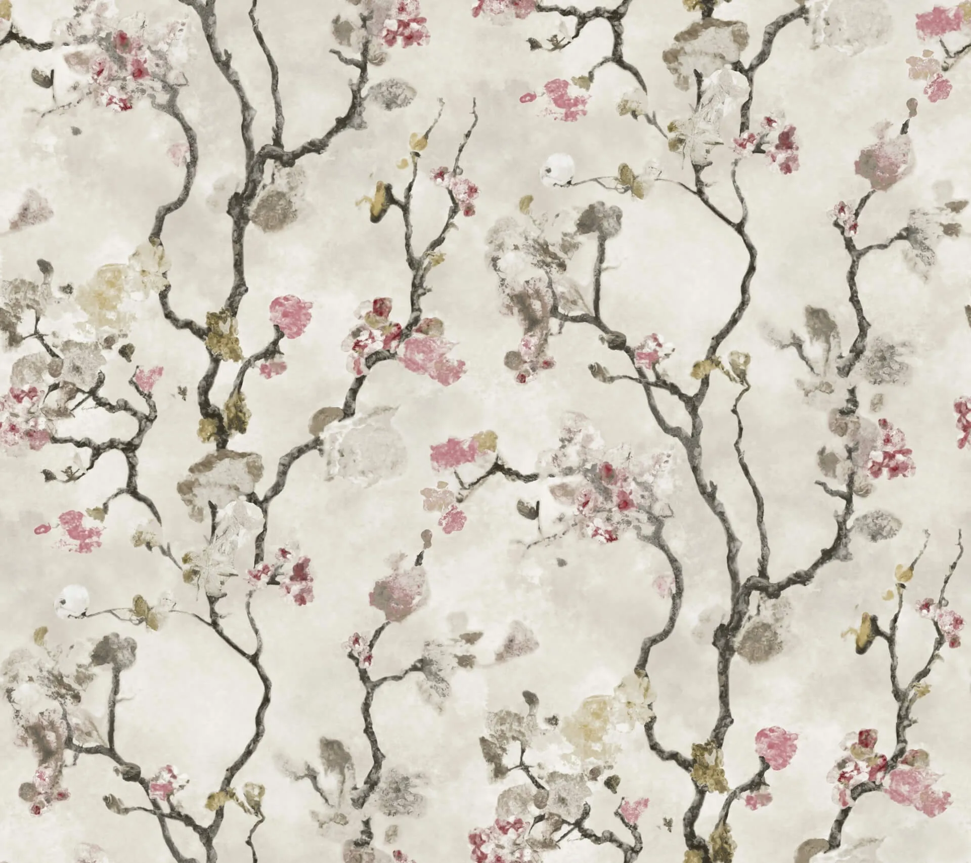 Lemieux et Cie Avril Chinoiserie wallpaper, color Rose, SKU LM5411