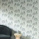 Lemieux et Cie Blaise wallpaper, color Blue & Grey, SKU CH1435