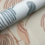 Lemieux et Cie Blaise - Light Pink Wallpaper | Buy Online Lemieux et Cie Blaise wallpaper, color Light Pink, SKU CH1436