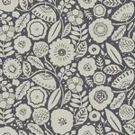 Lemieux et Cie Camille Blossom - Charcoal Wallpaper | Buy Online Lemieux et Cie Camille Blossom wallpaper, color Charcoal, SKU LM5395