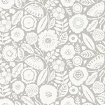 Lemieux et Cie Camille Blossom - Grey Wallpaper | Buy Online Lemieux et Cie Camille Blossom wallpaper, color Grey, SKU LM5393